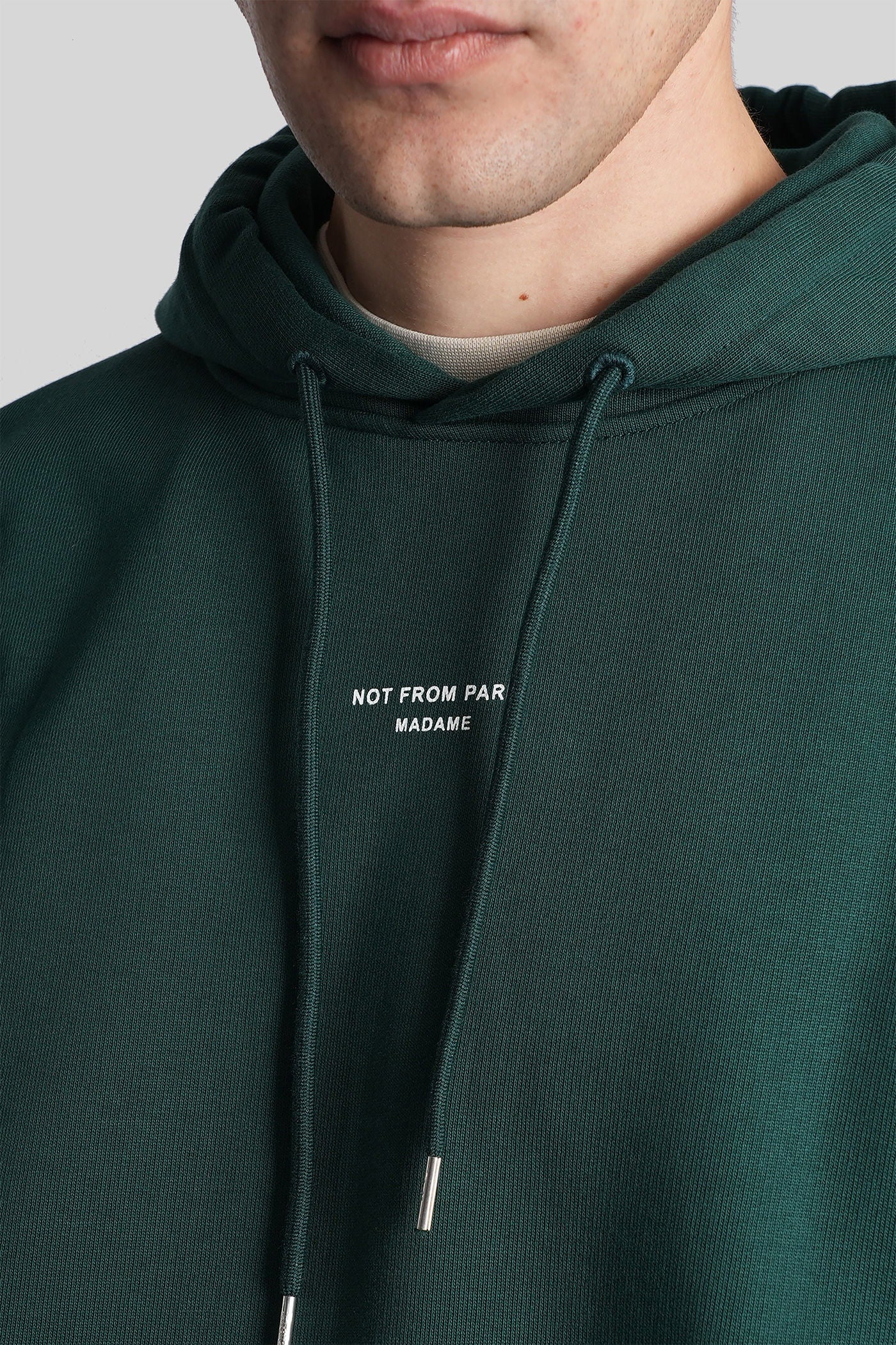 Sweatshirt in green cotton - Image 5