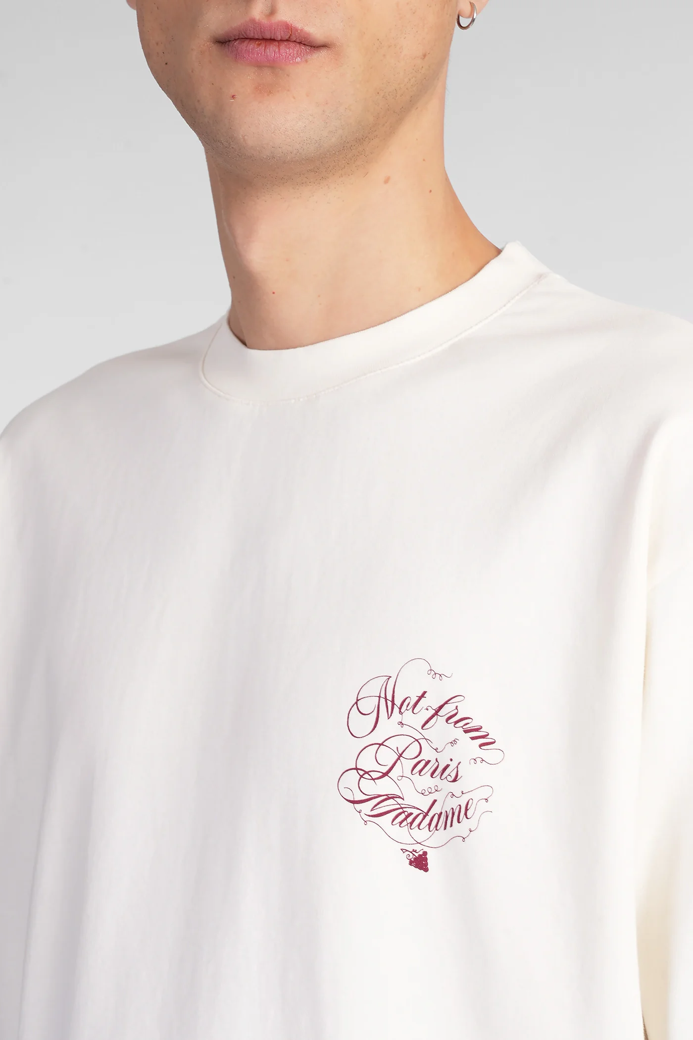 T-Shirt in beige cotton - Image 5