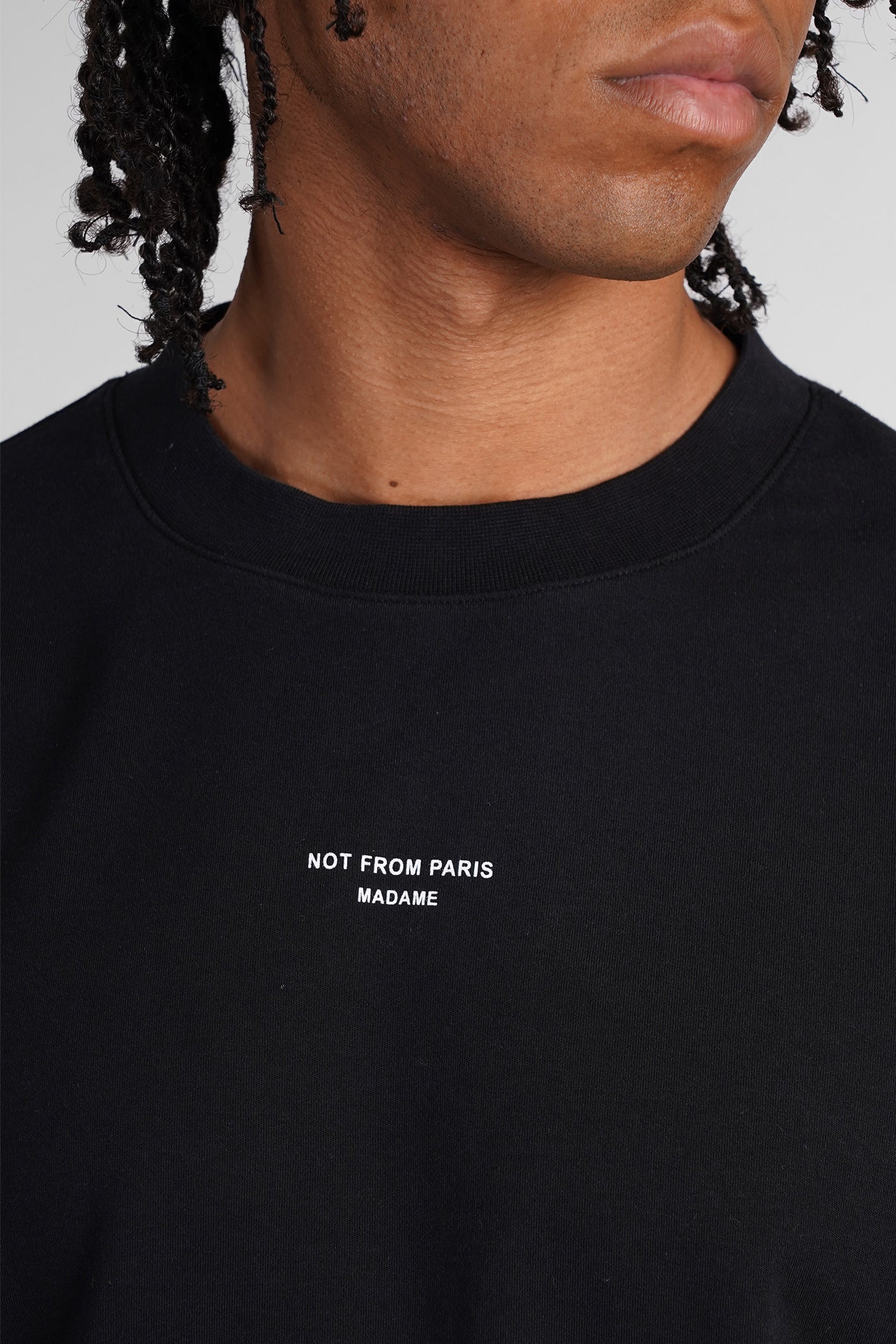 T-Shirt in black cotton - Image 5