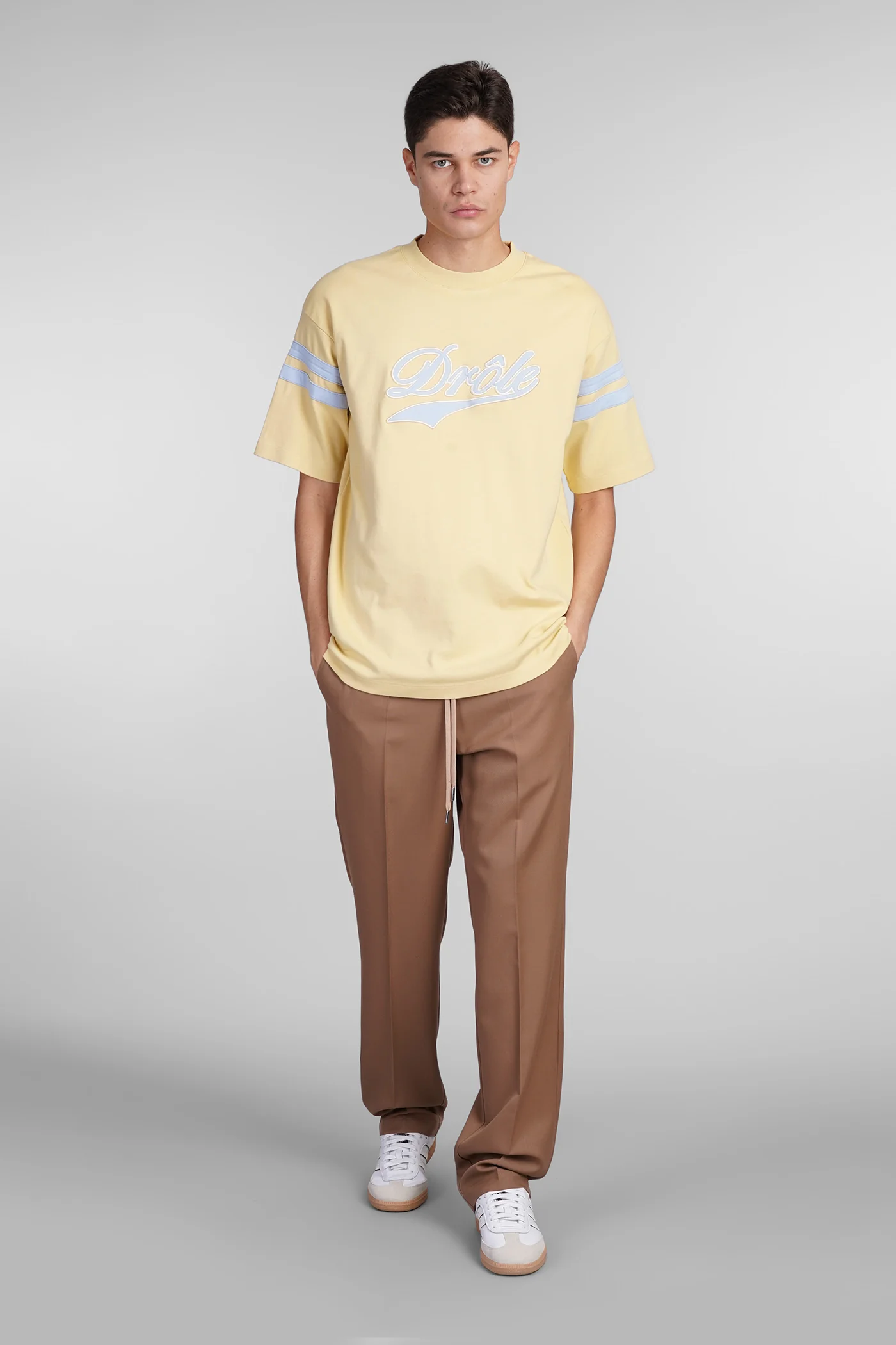 T-Shirt in yellow cotton - Image 2