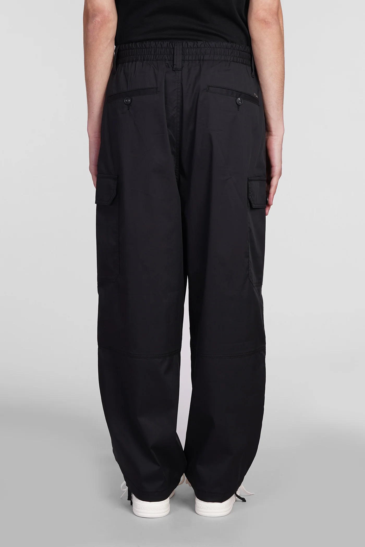 Pants in black cotton - Image 3