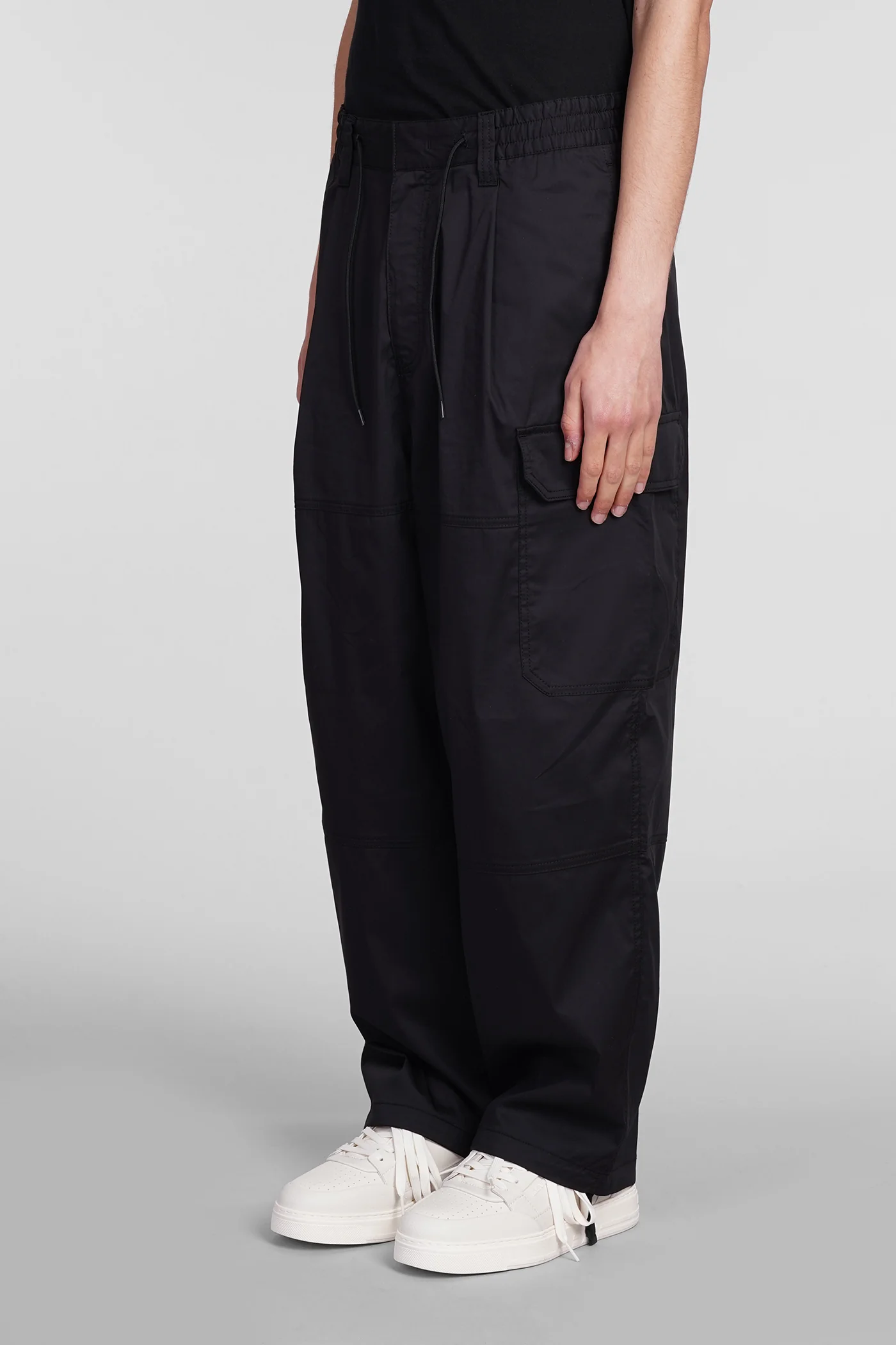 Pants in black cotton - Image 4