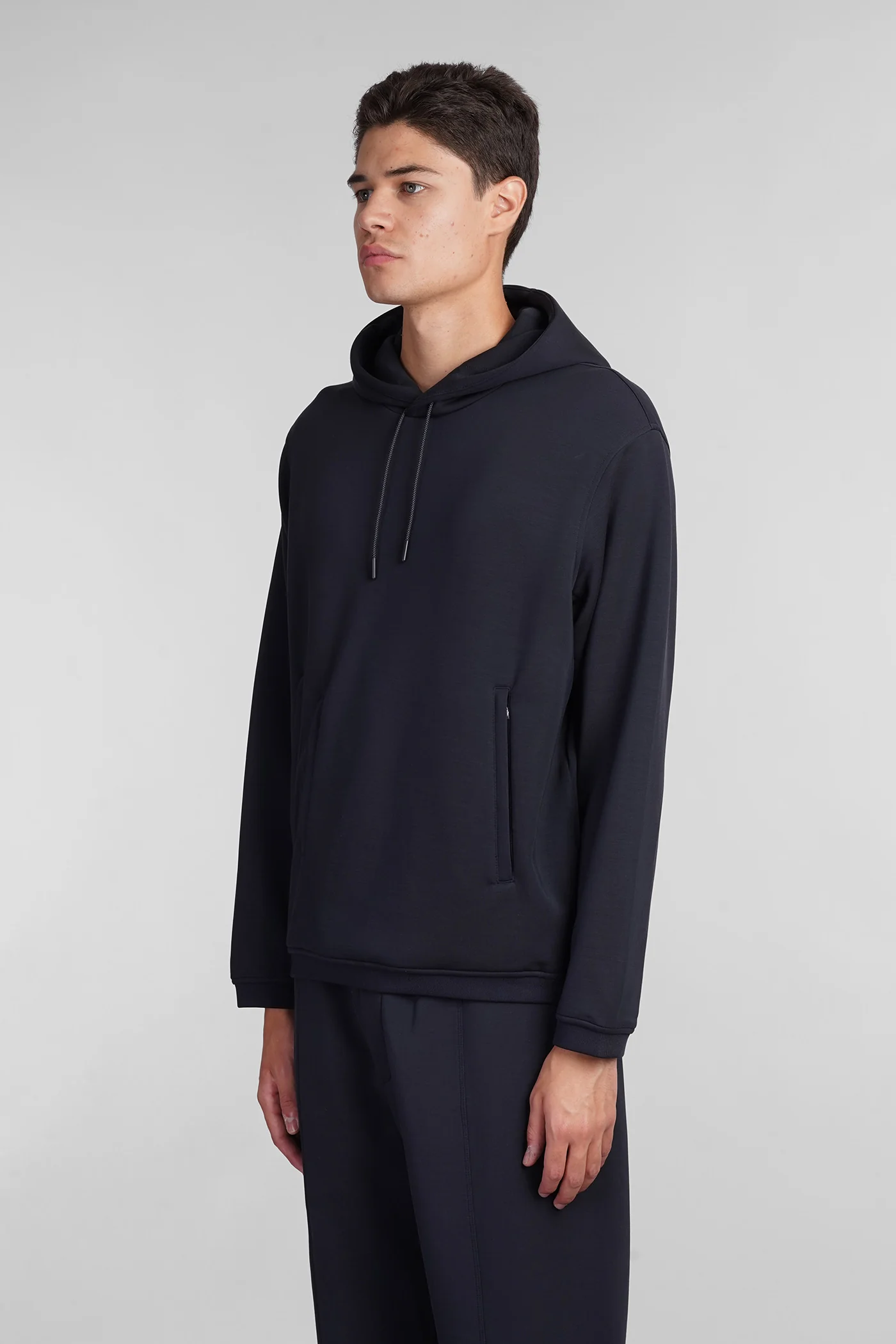 Sweatshirt in blue polyester - Image 4