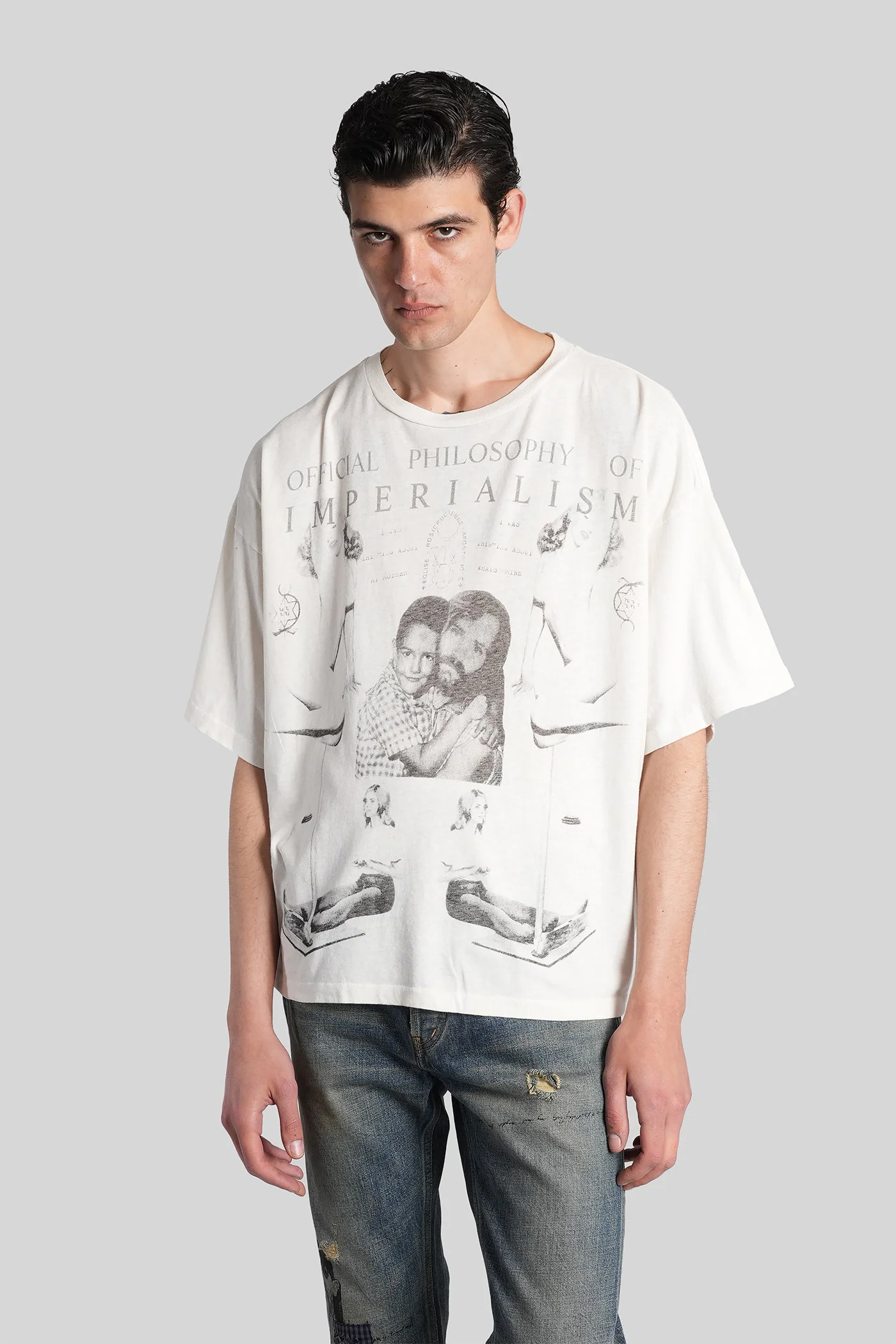 T-Shirt in white cotton