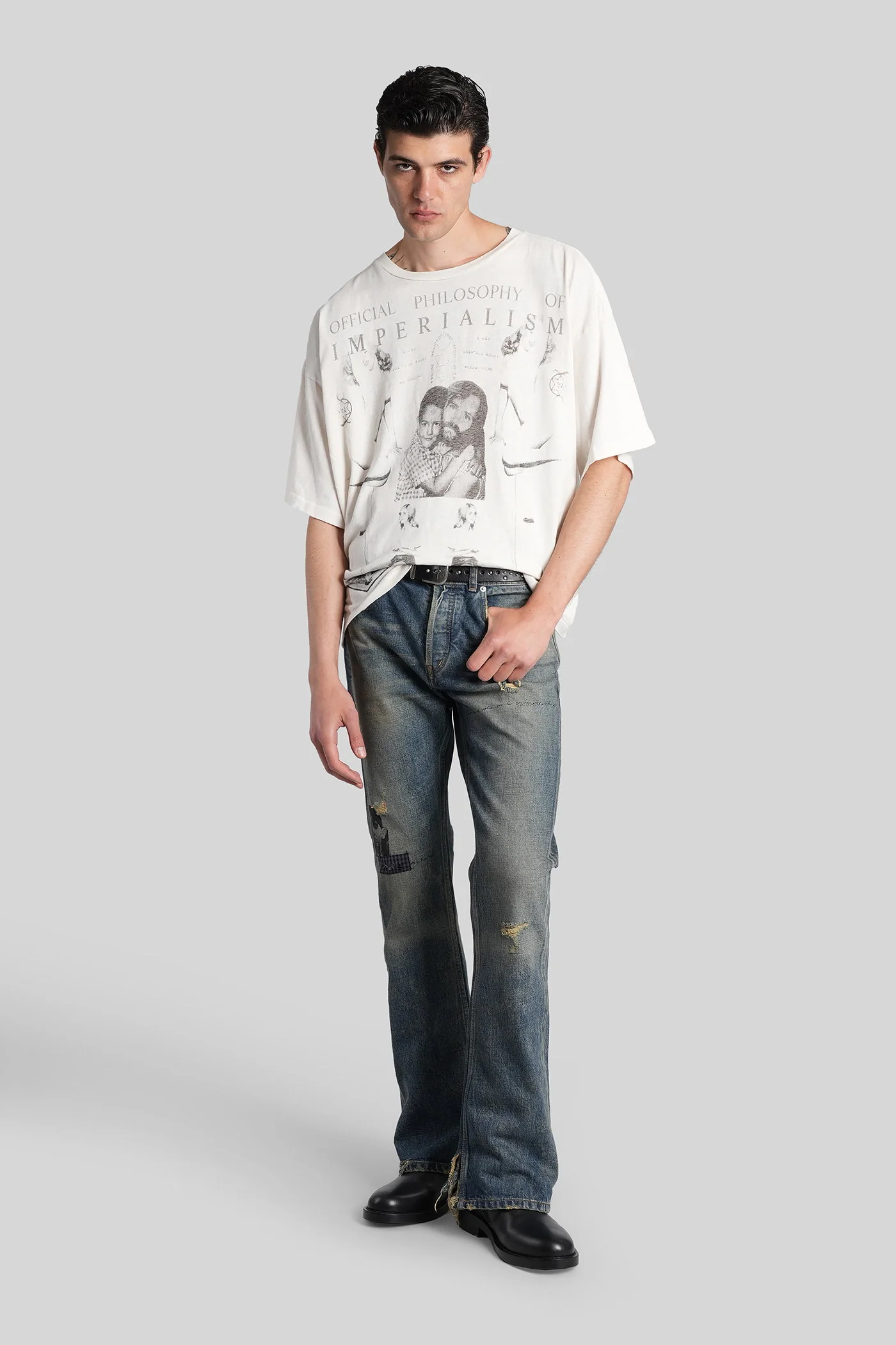 T-Shirt in white cotton - Image 2