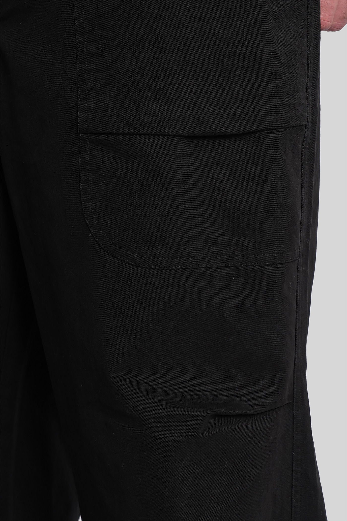 Pants in black cotton - Image 5