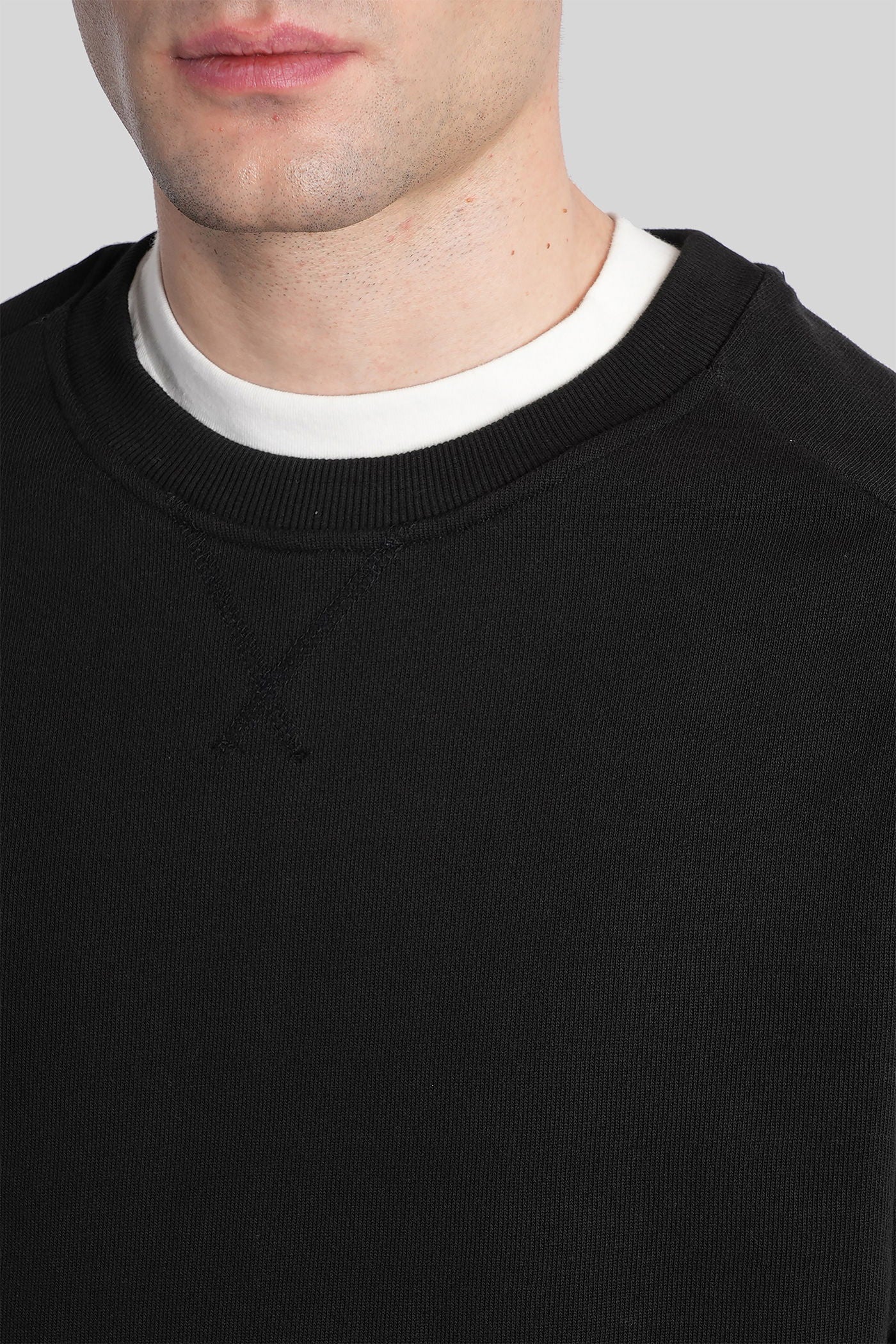 Sweatshirt in black cotton - Image 5