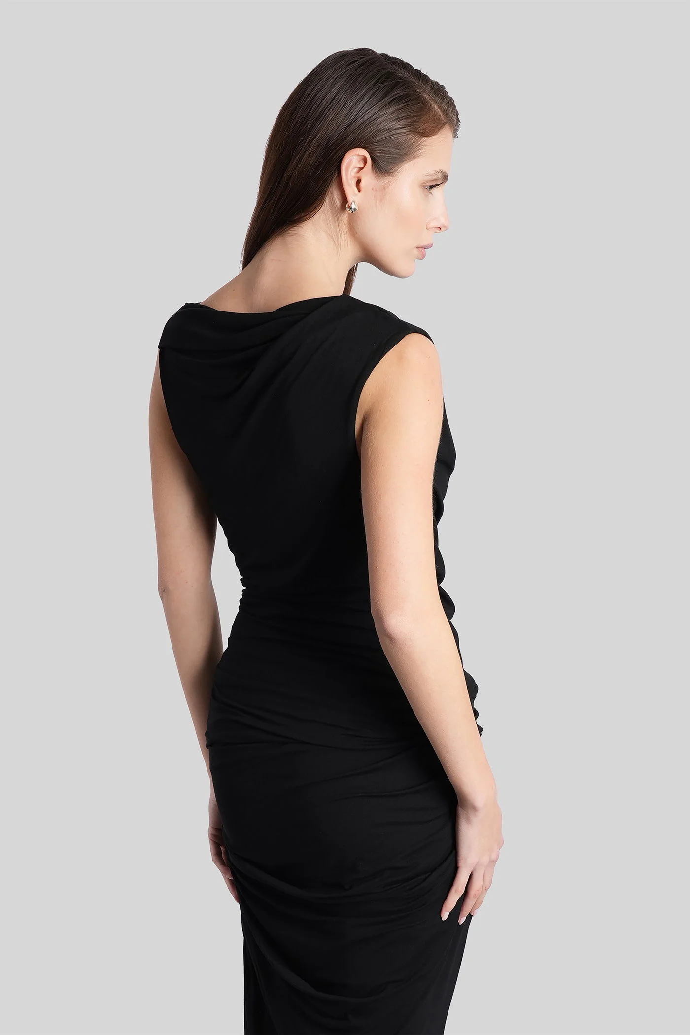 Topwear in black viscose - Image 3