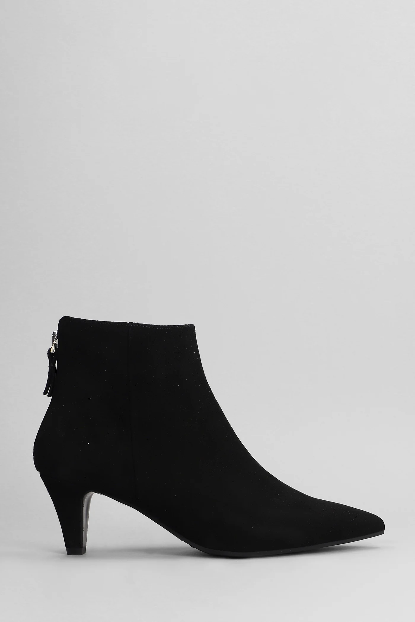 High heels Ankle boots in black suede