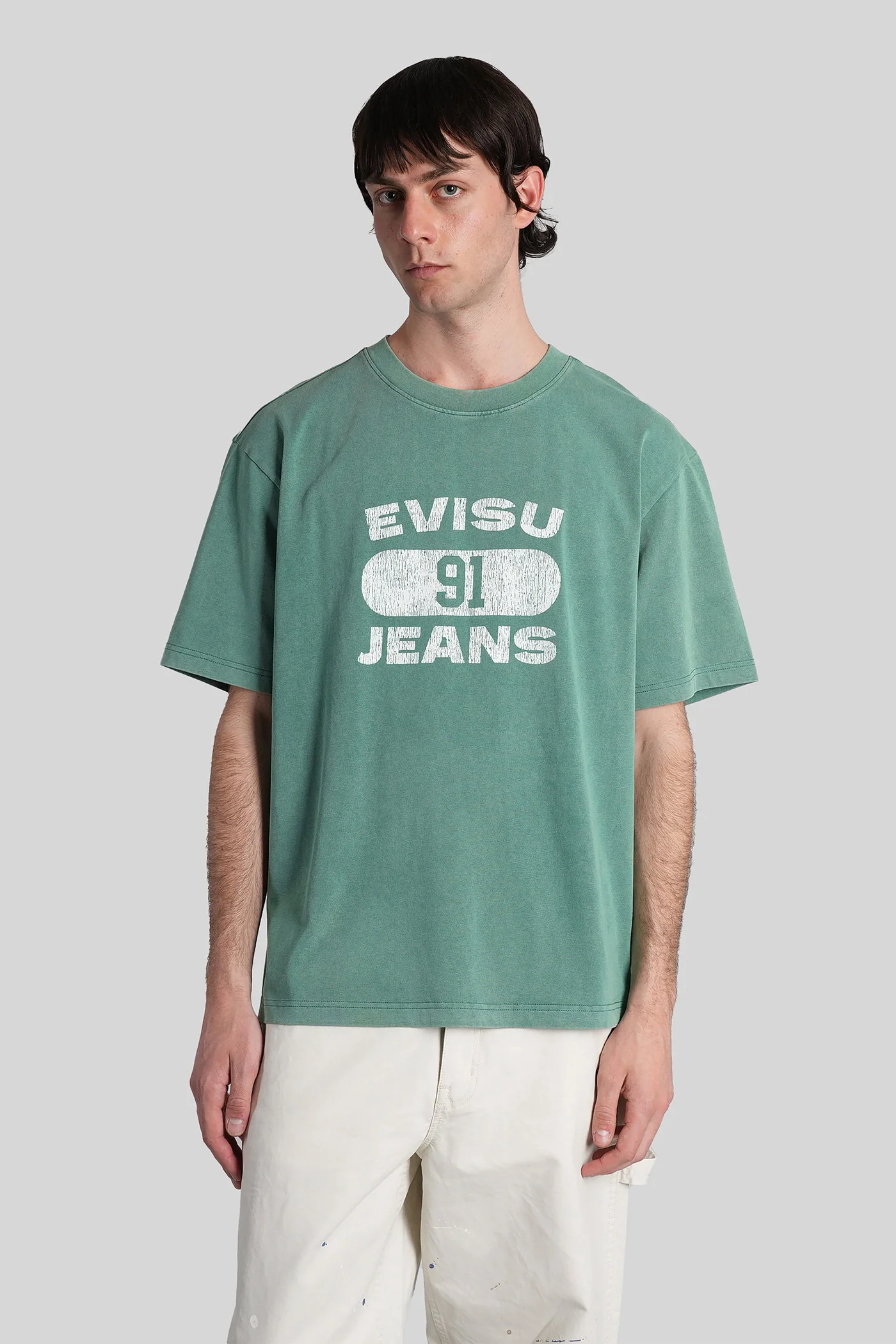T-Shirt in green cotton