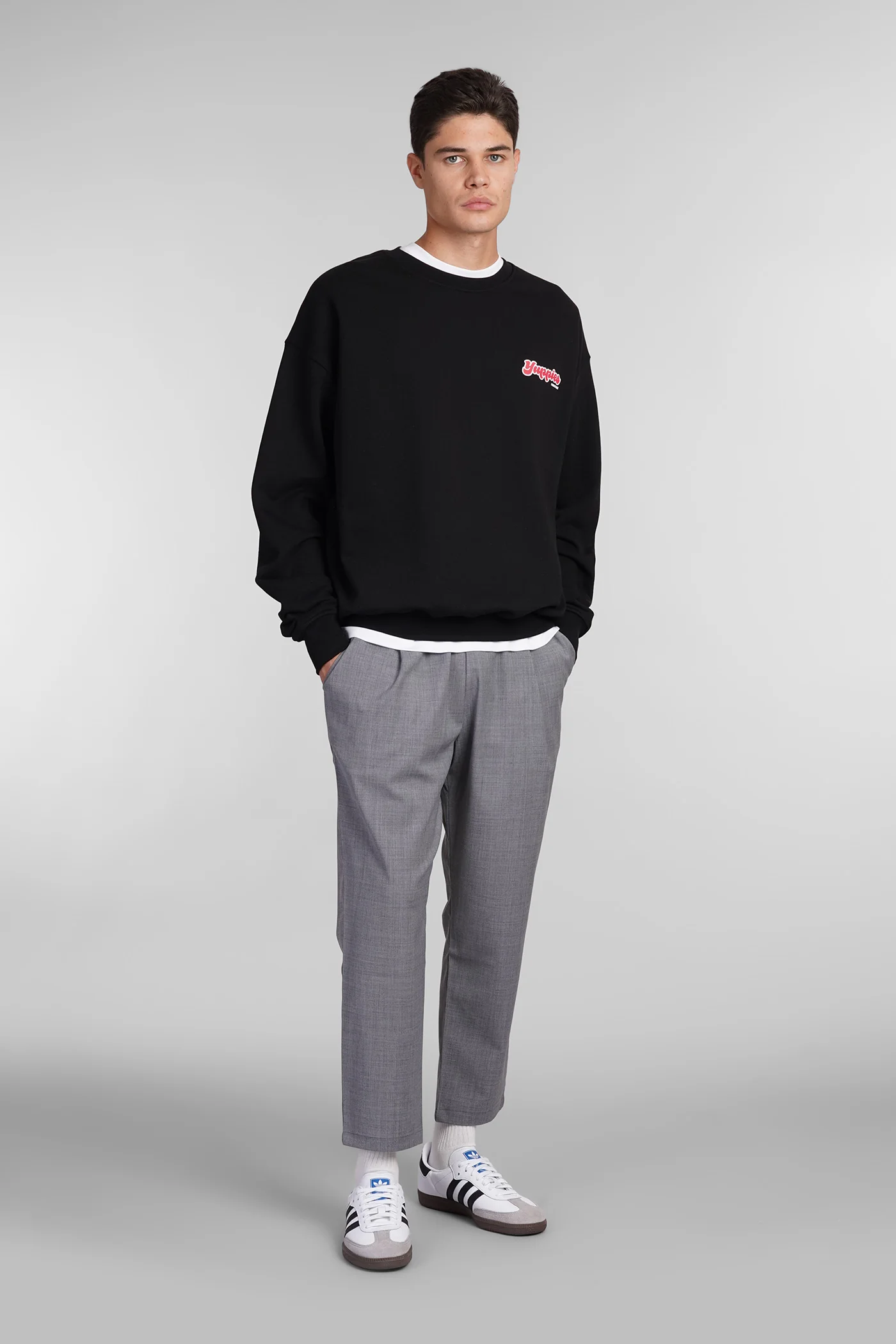 Pants in grey polyester - Image 2
