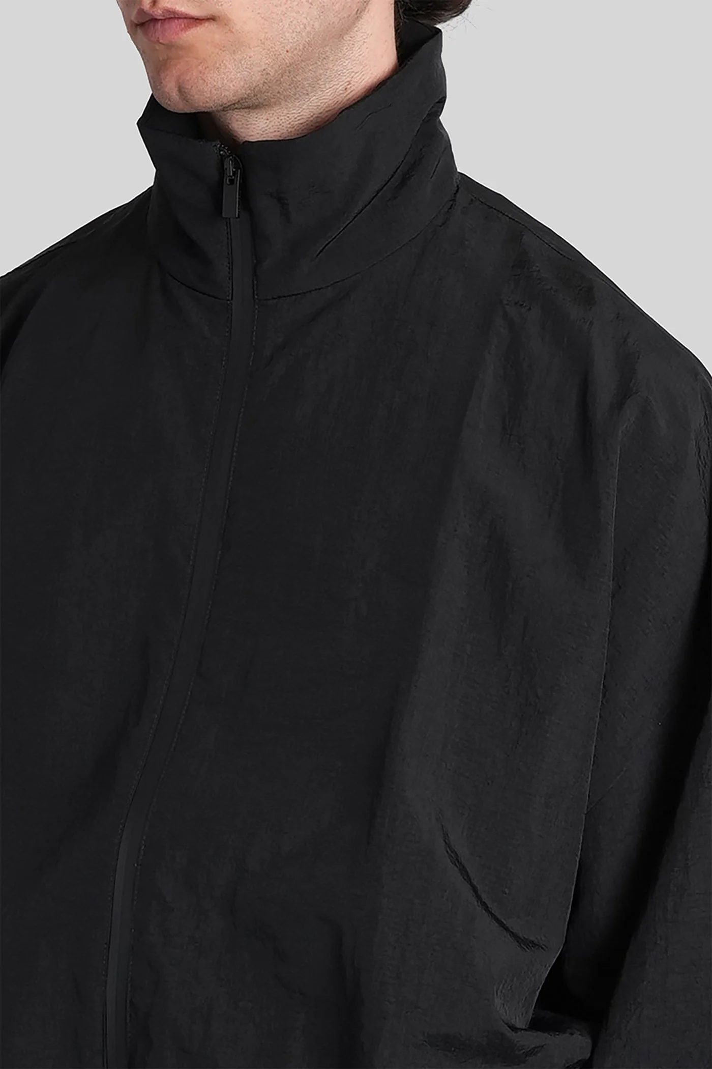 Casual jacket in black polyamide - Image 5