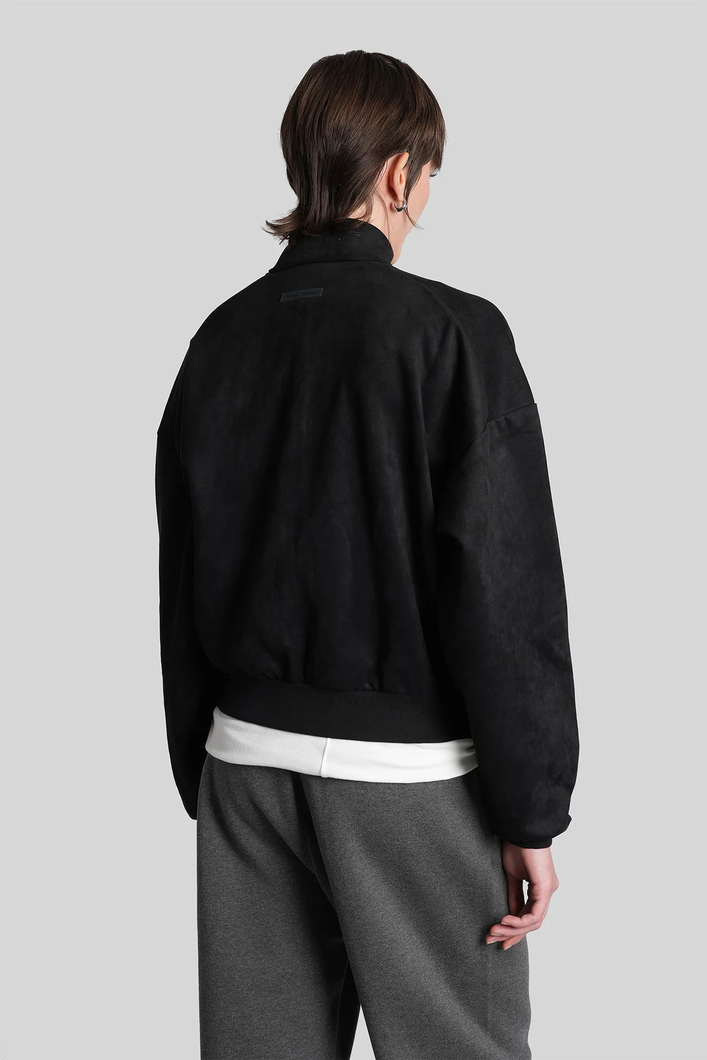 Sweatshirt in black polyester - Image 13