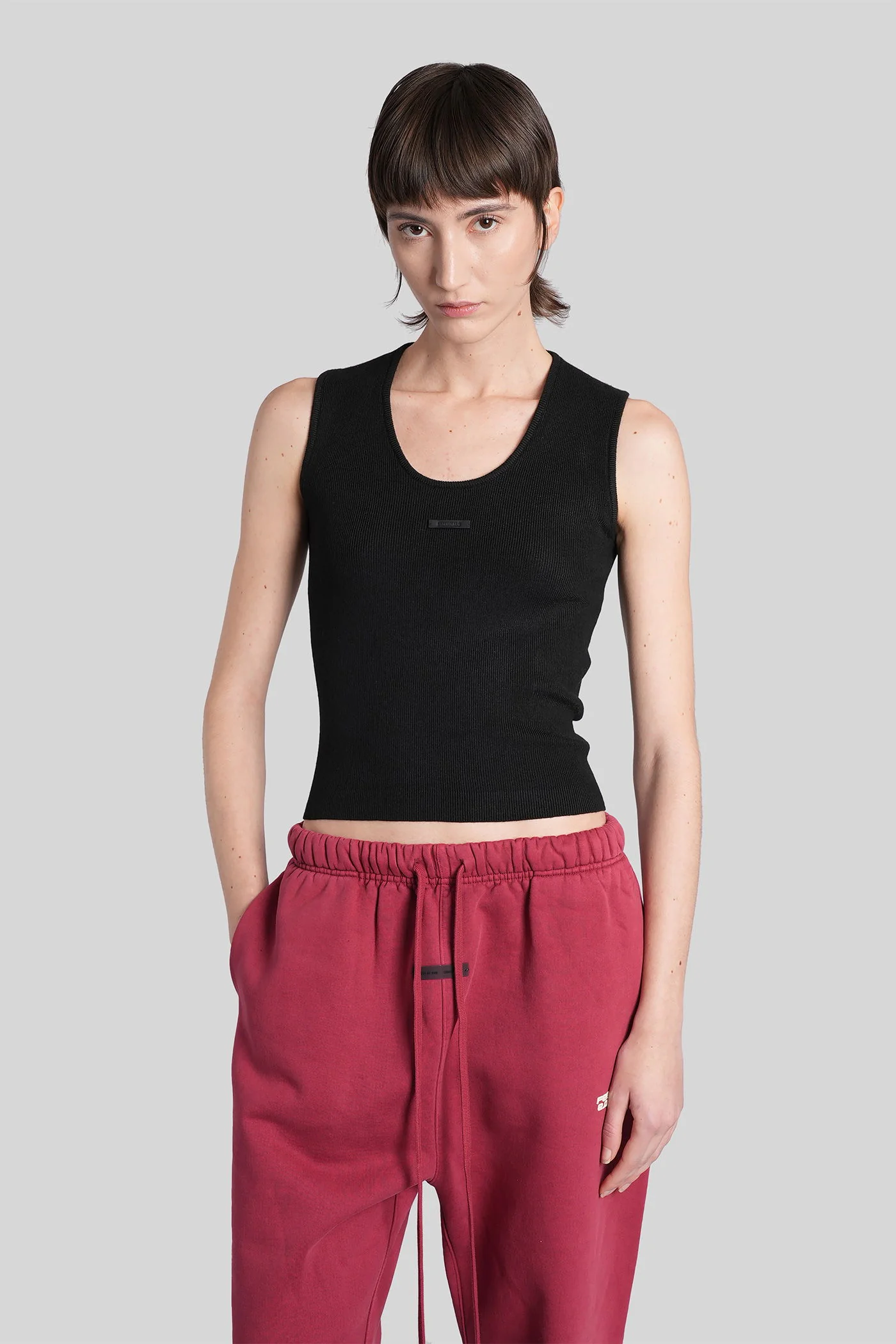 tank Top in black polyester
