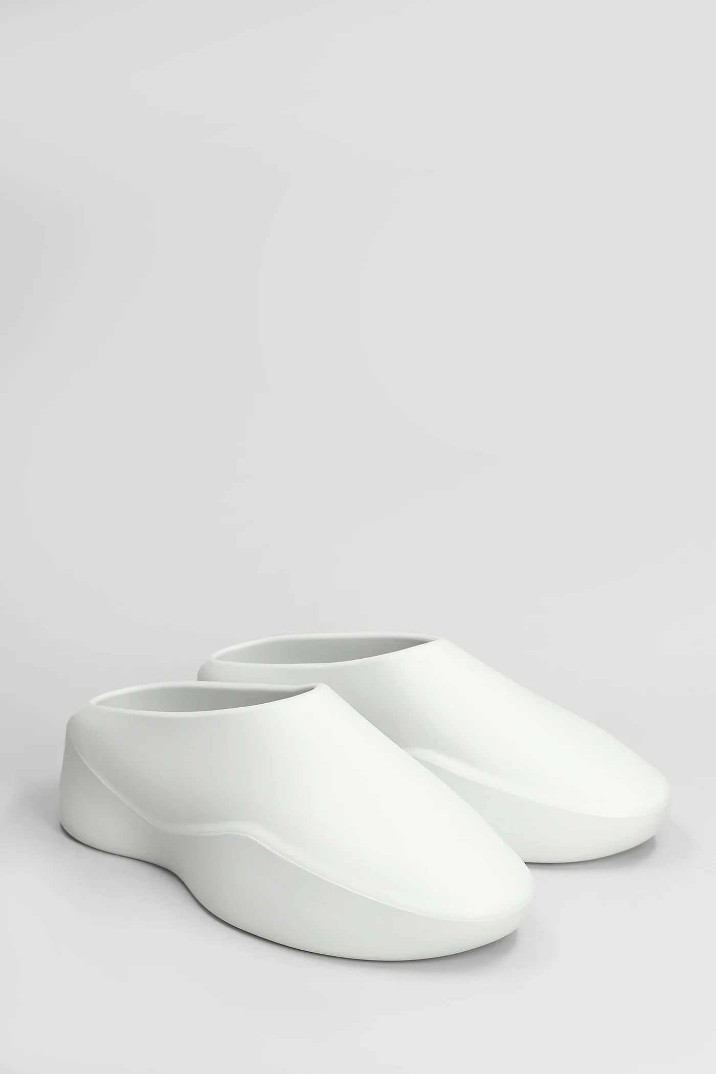 Eva runner Slipper-Mule in grey rubber/plasic - Image 2