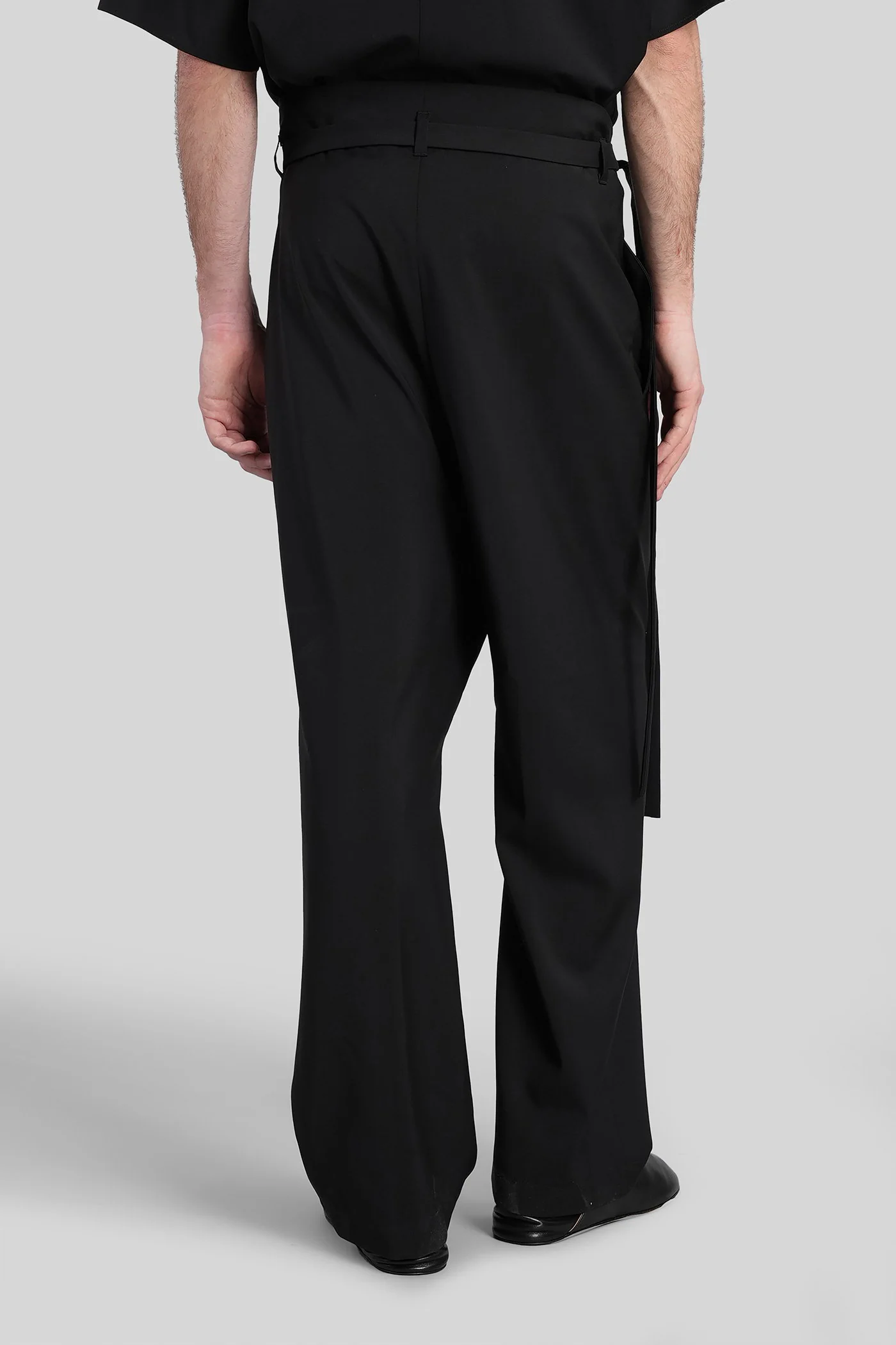 Pants in black wool - Image 3