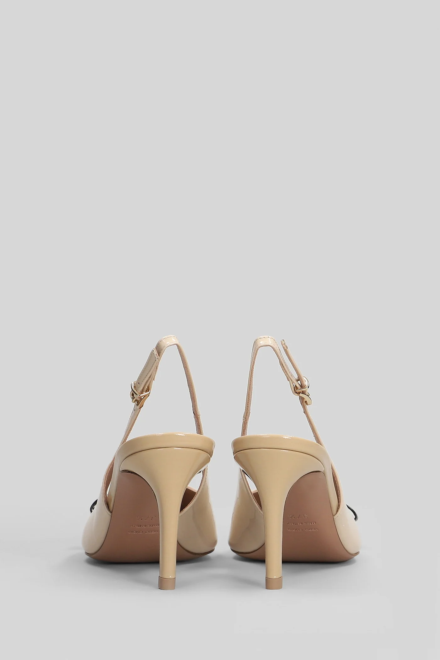 Antonia Pumps in beige patent leather - Image 4