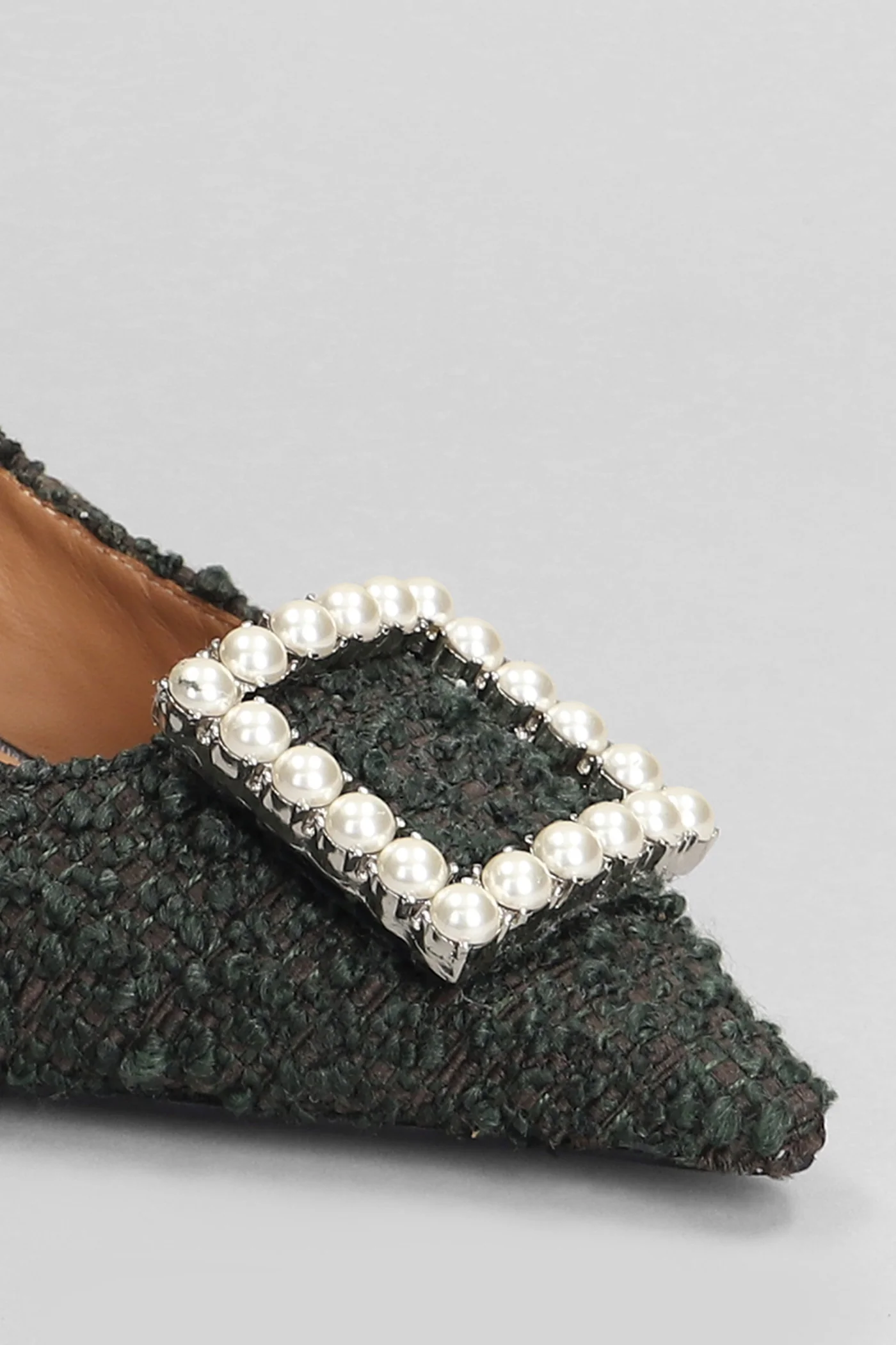 Evilly Pumps in green wool - Image 5