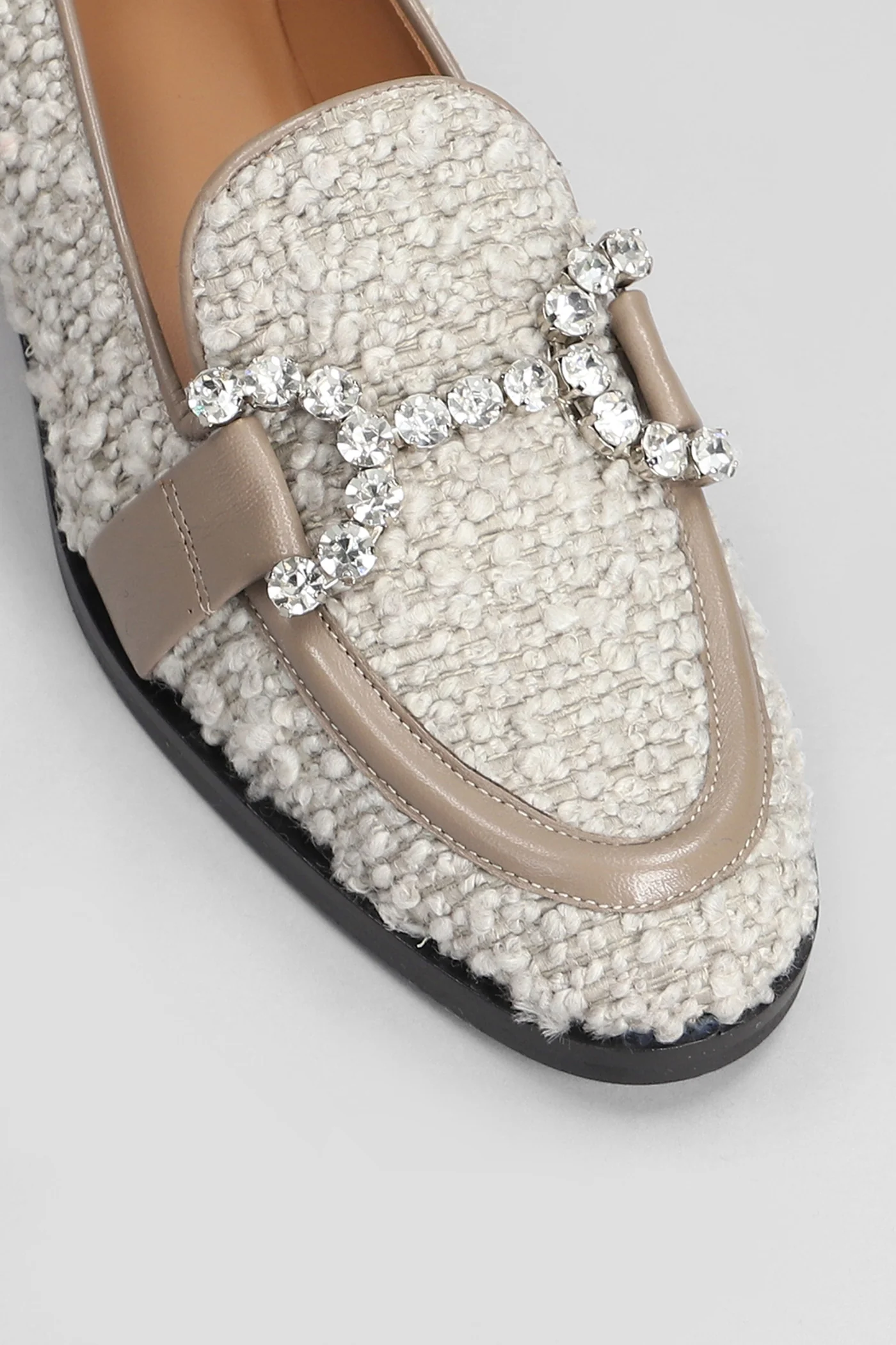 Joys Loafers in beige wool - Image 5