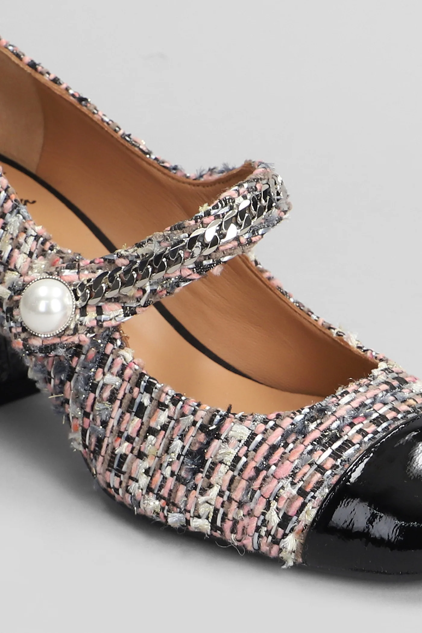 Mame Pumps in rose-pink wool - Image 5