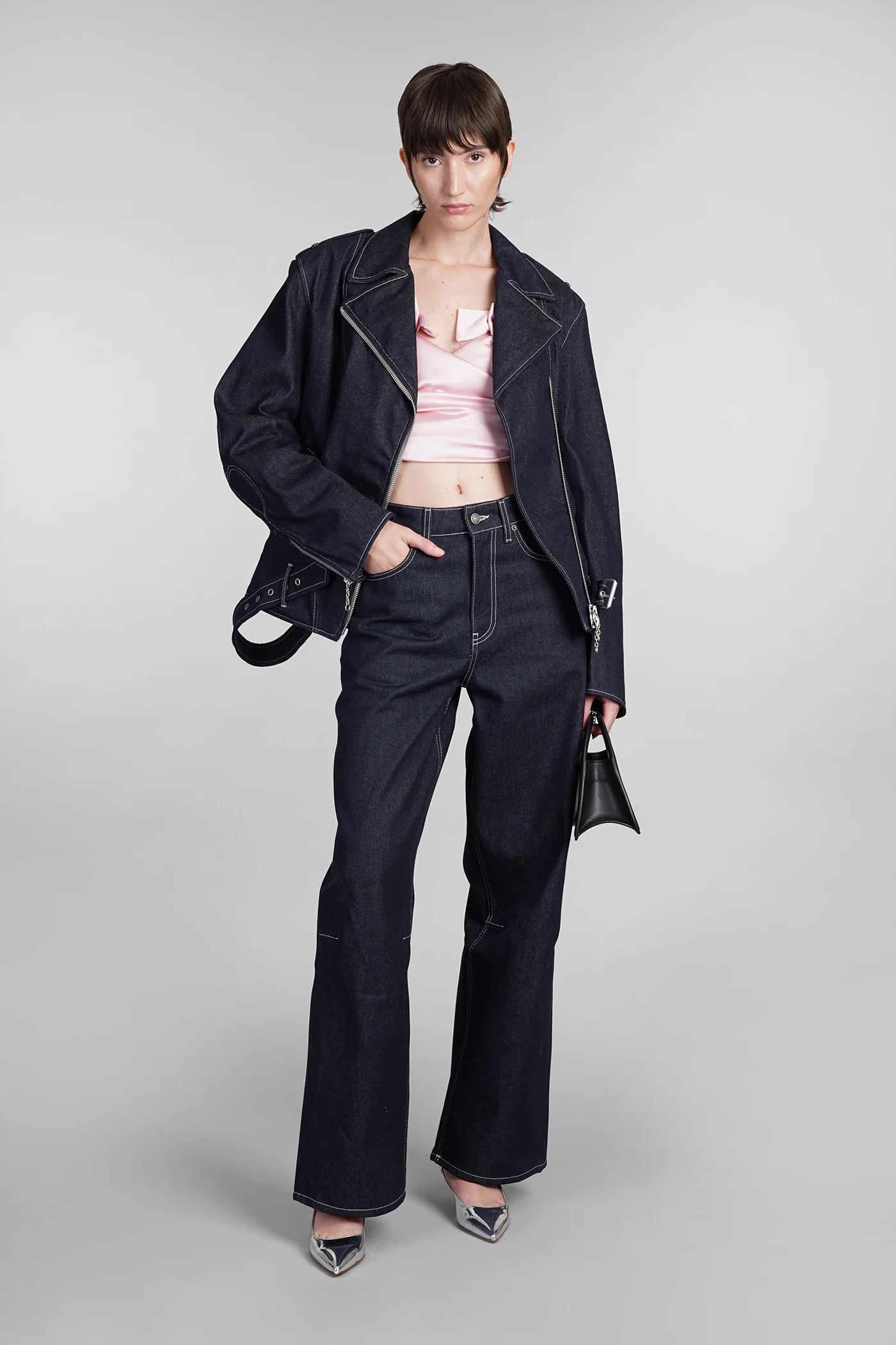 Jeans in blue cotton - Image 2
