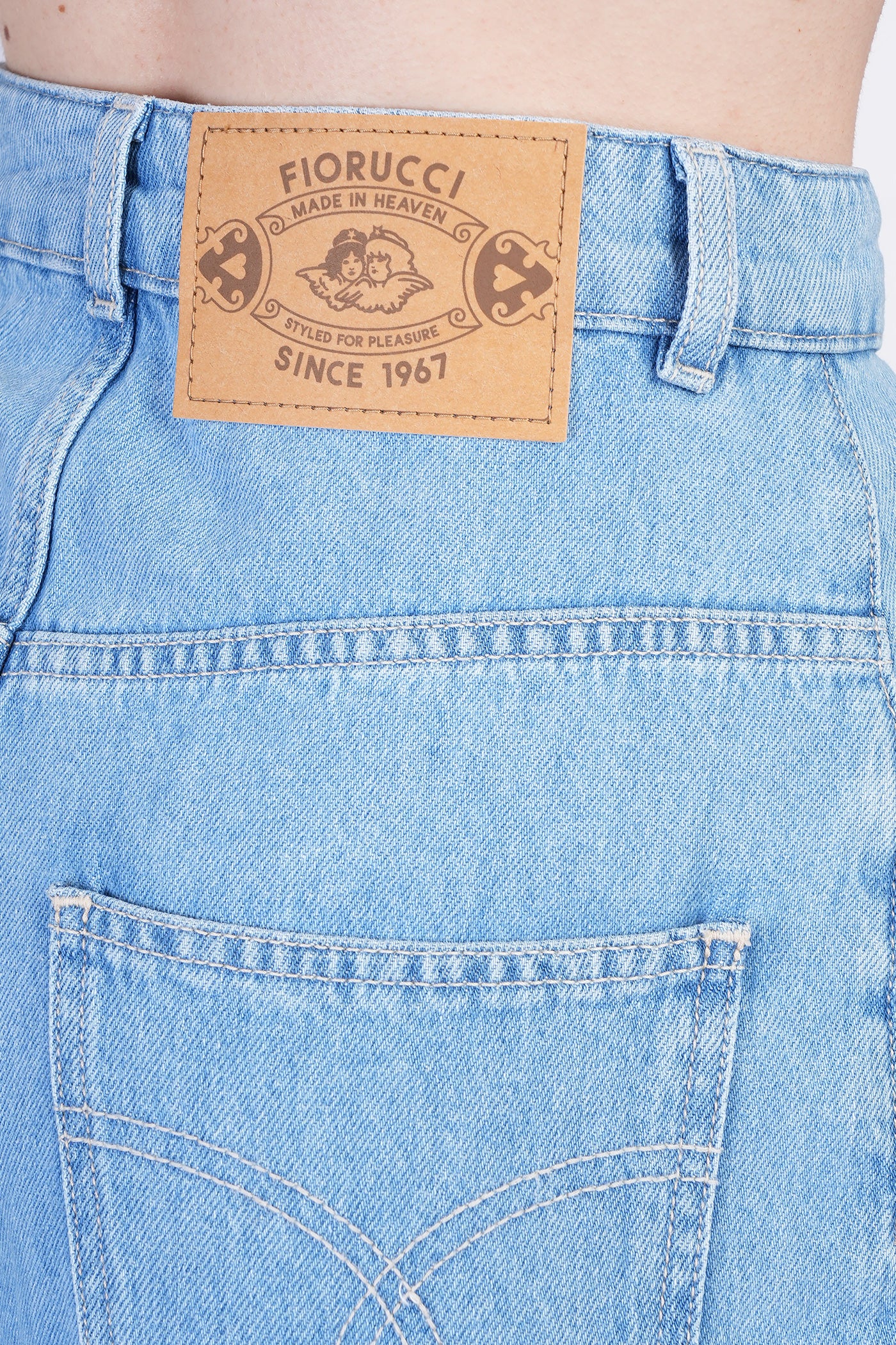 Shorts in blue cotton - Image 5