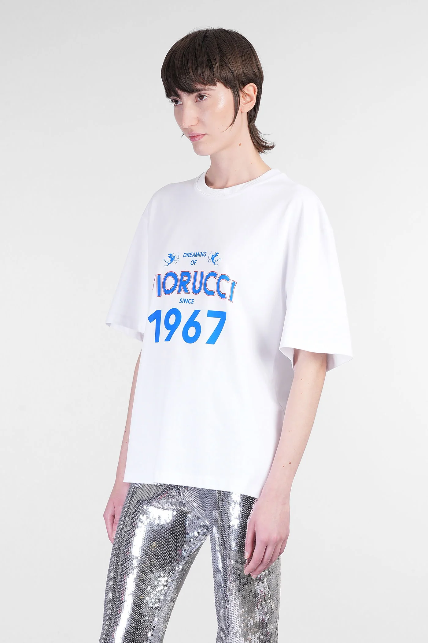 T-Shirt in white cotton - Image 4
