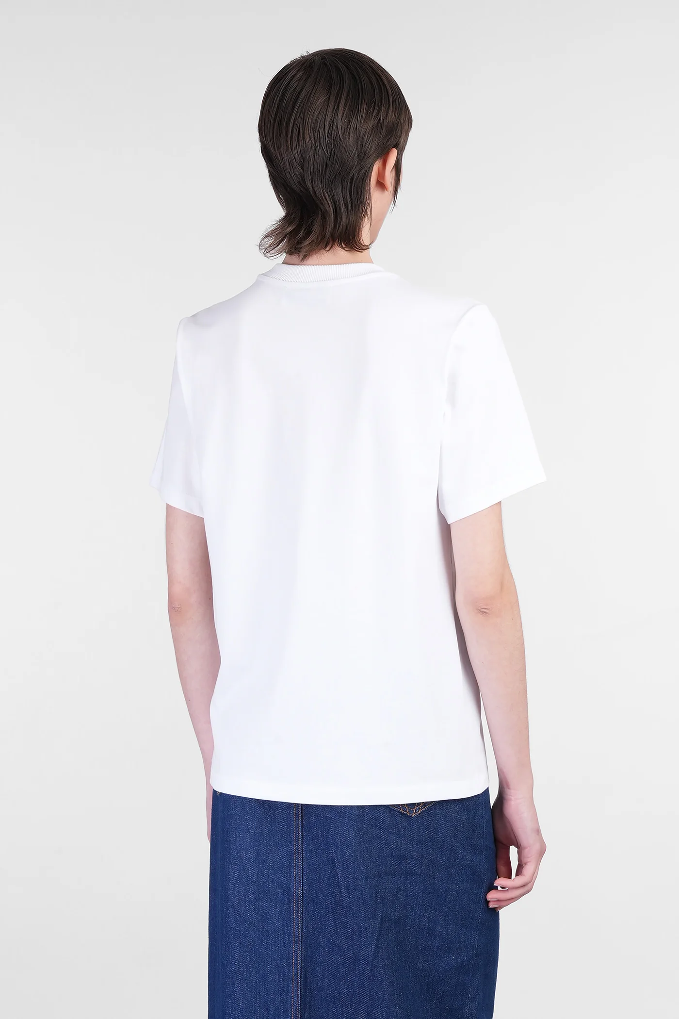 T-Shirt in white cotton - Image 3