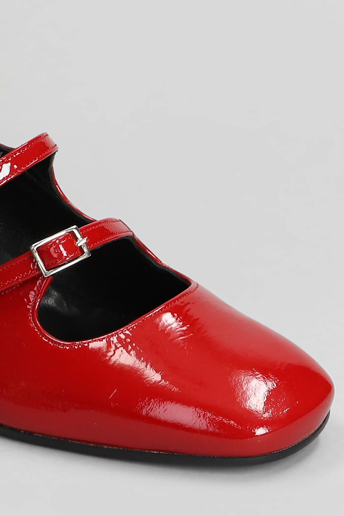 Pumps in red leather - Image 5