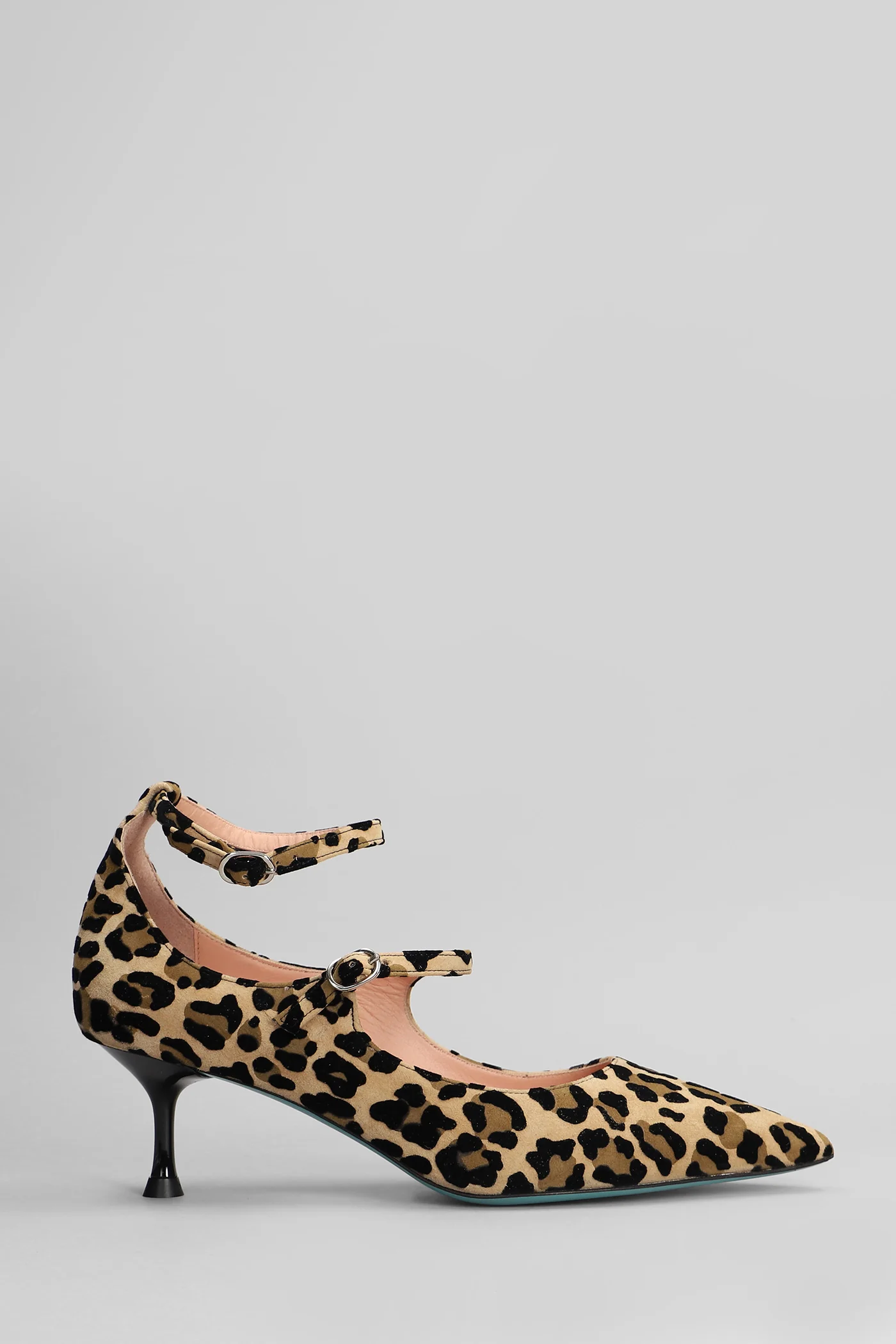 Pumps in Animalier suede