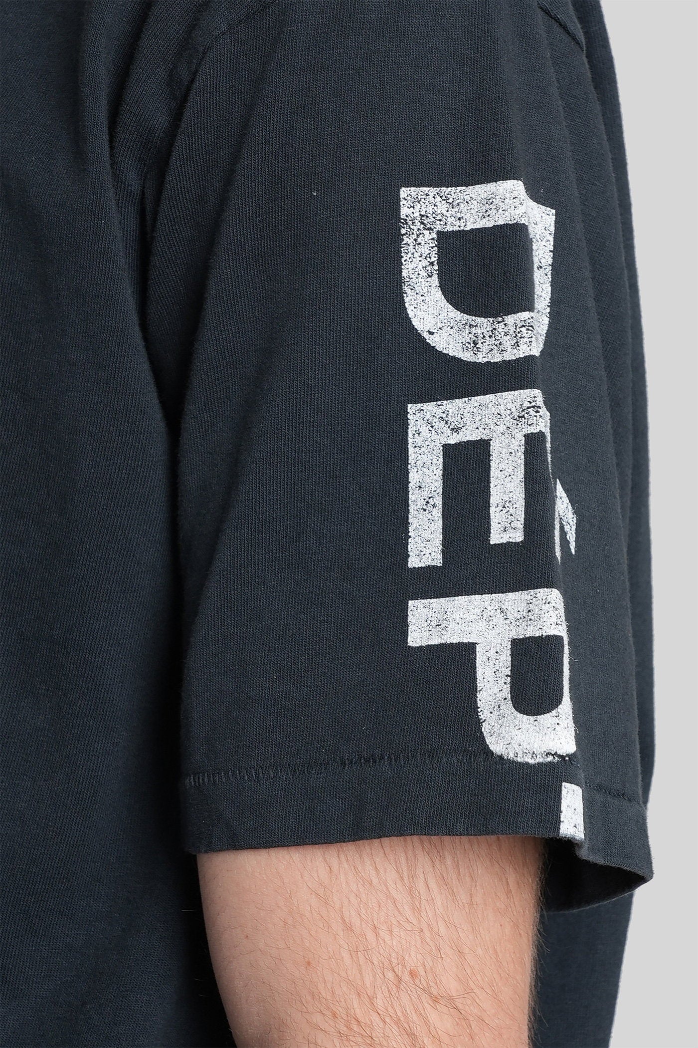 T-Shirt in black cotton - Image 5