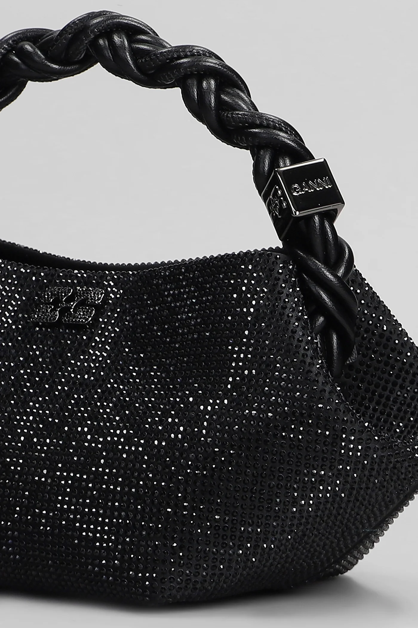 Bou bag mini Shoulder bag in black polyester - Image 4