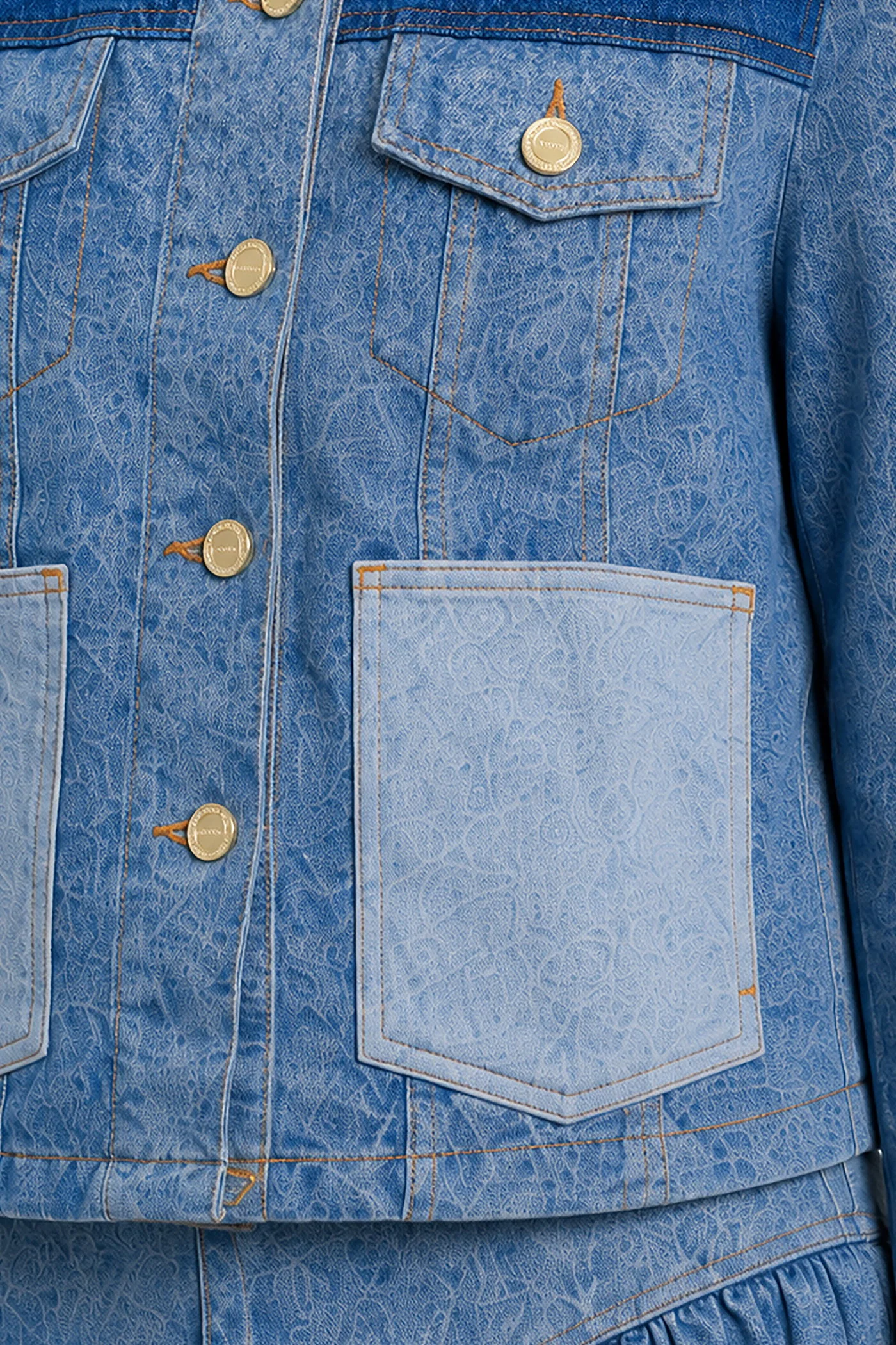 Denim Jackets in blue cotton - Image 5