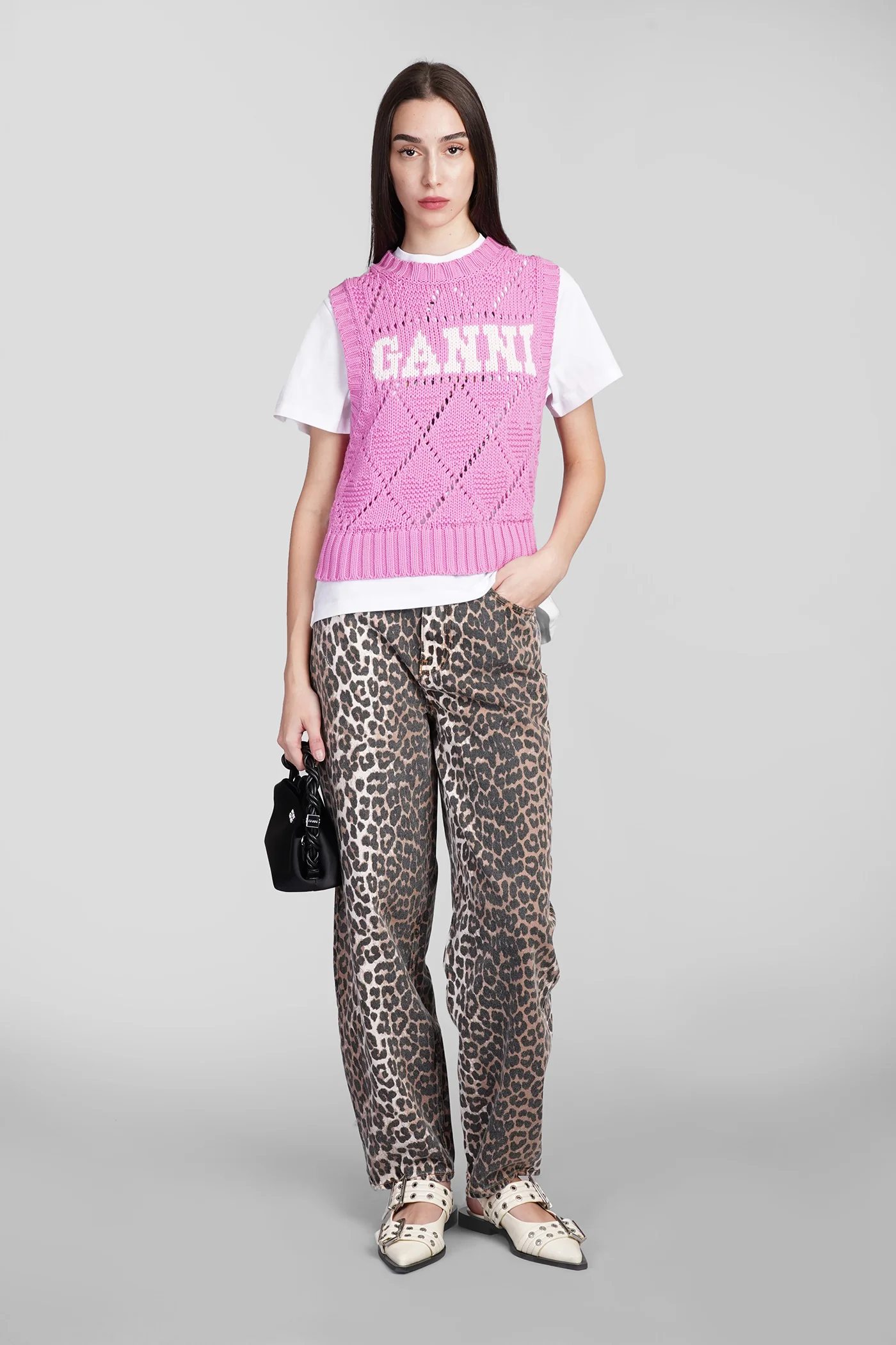 Jeans in Animalier cotton - Image 2