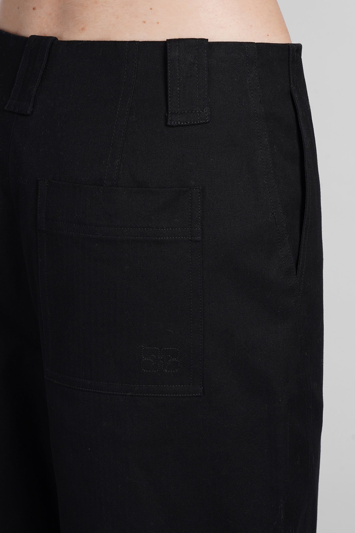 Pants in black cotton - Image 5