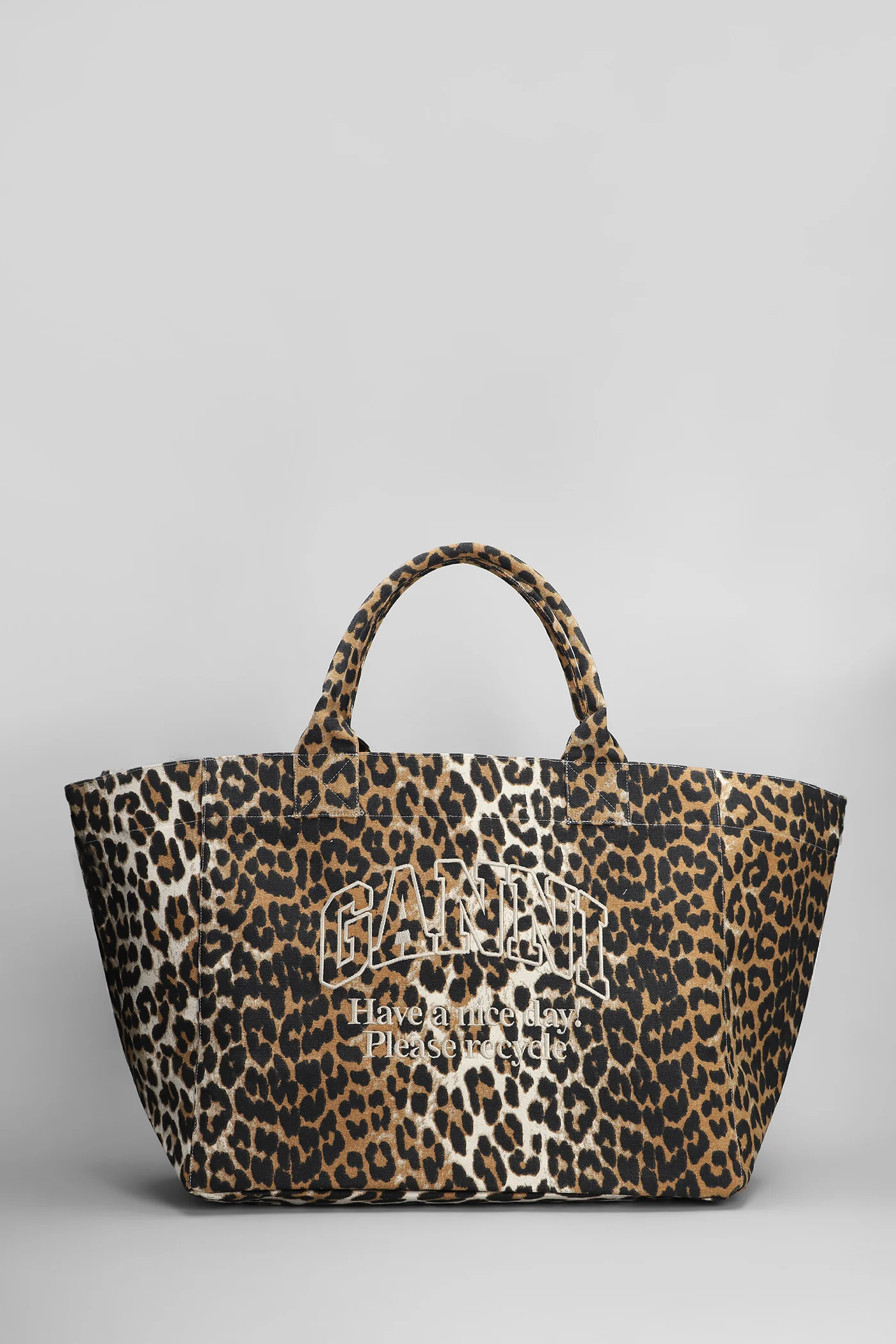Shopper xxl Tote in Animalier cotton