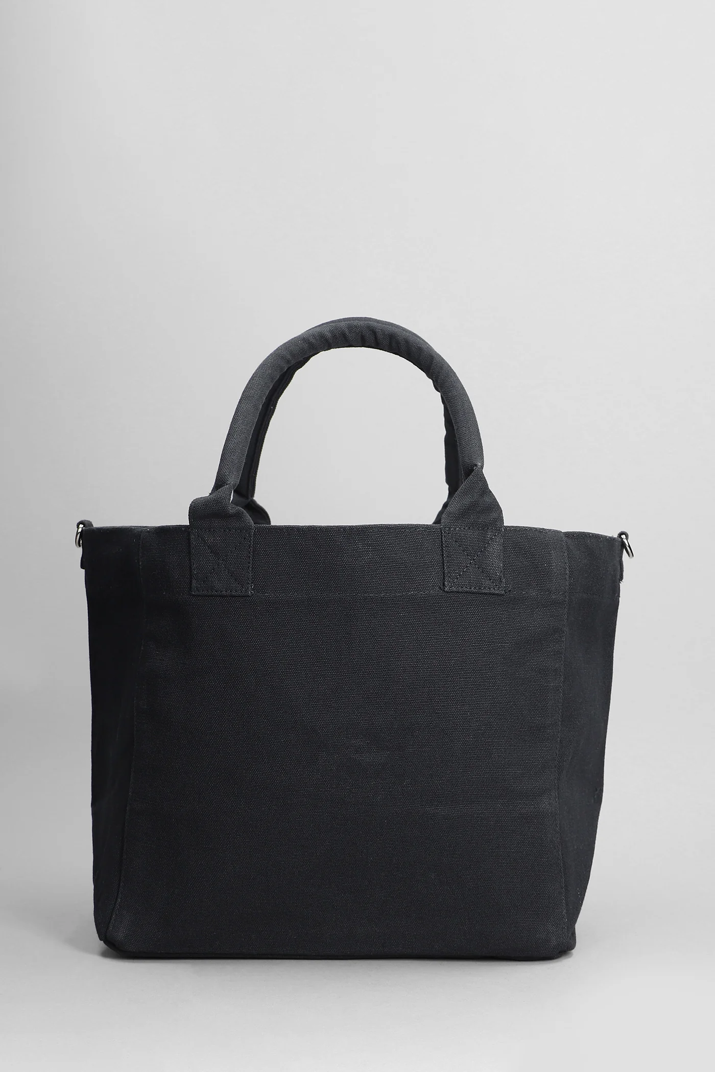 Tote in black cotton - Image 3