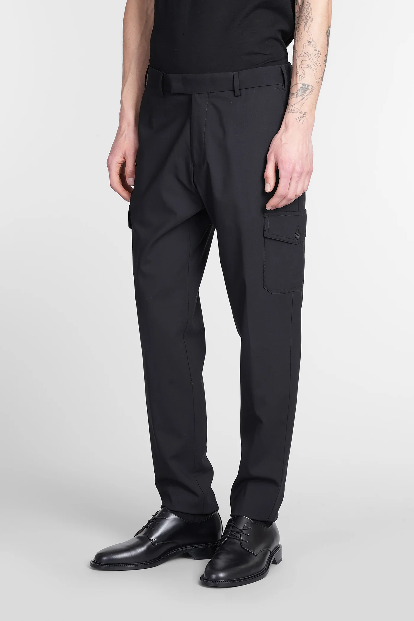 3rc Pants in black wool - Image 4