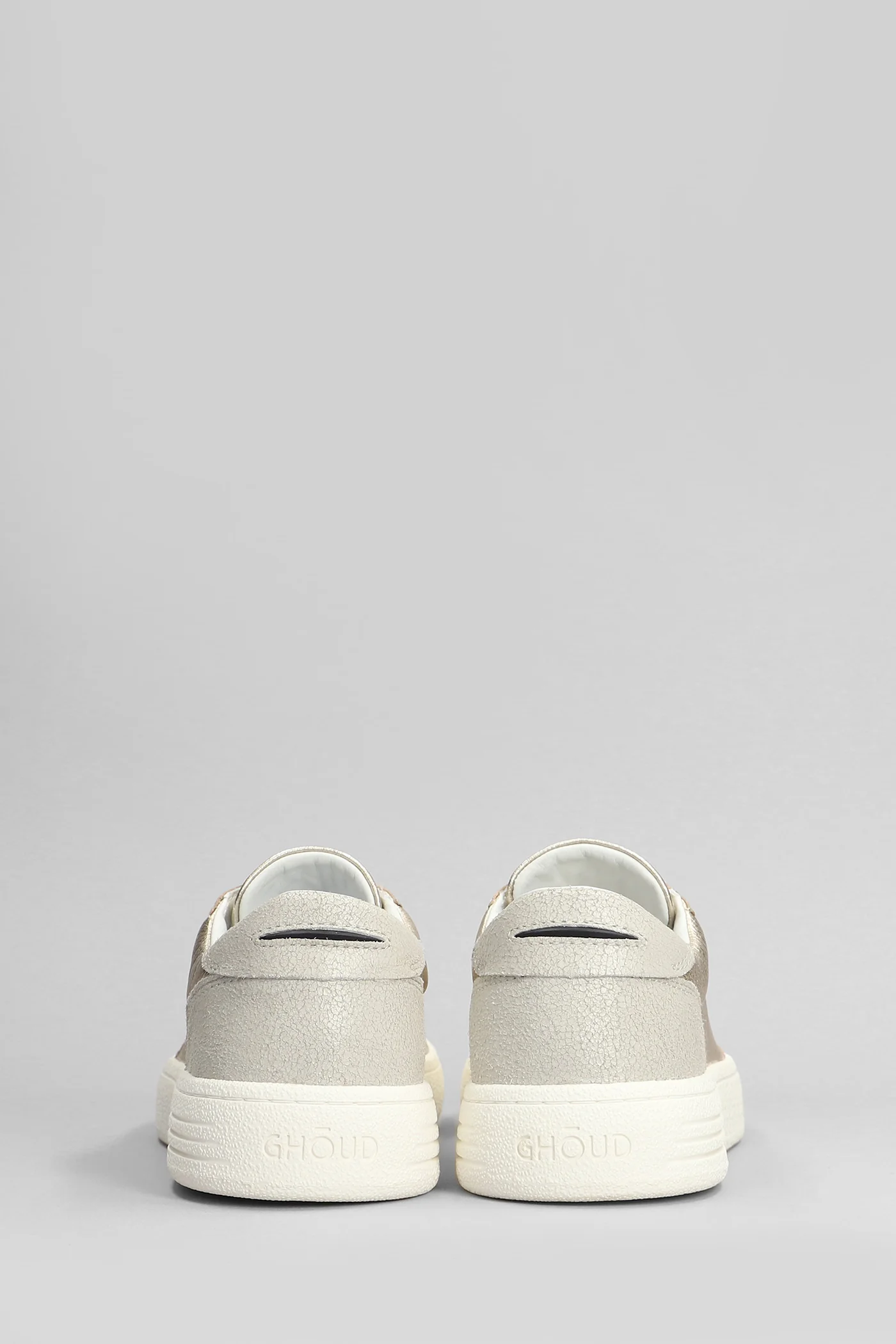 Lindo Low Sneakers in gold leather - Image 4