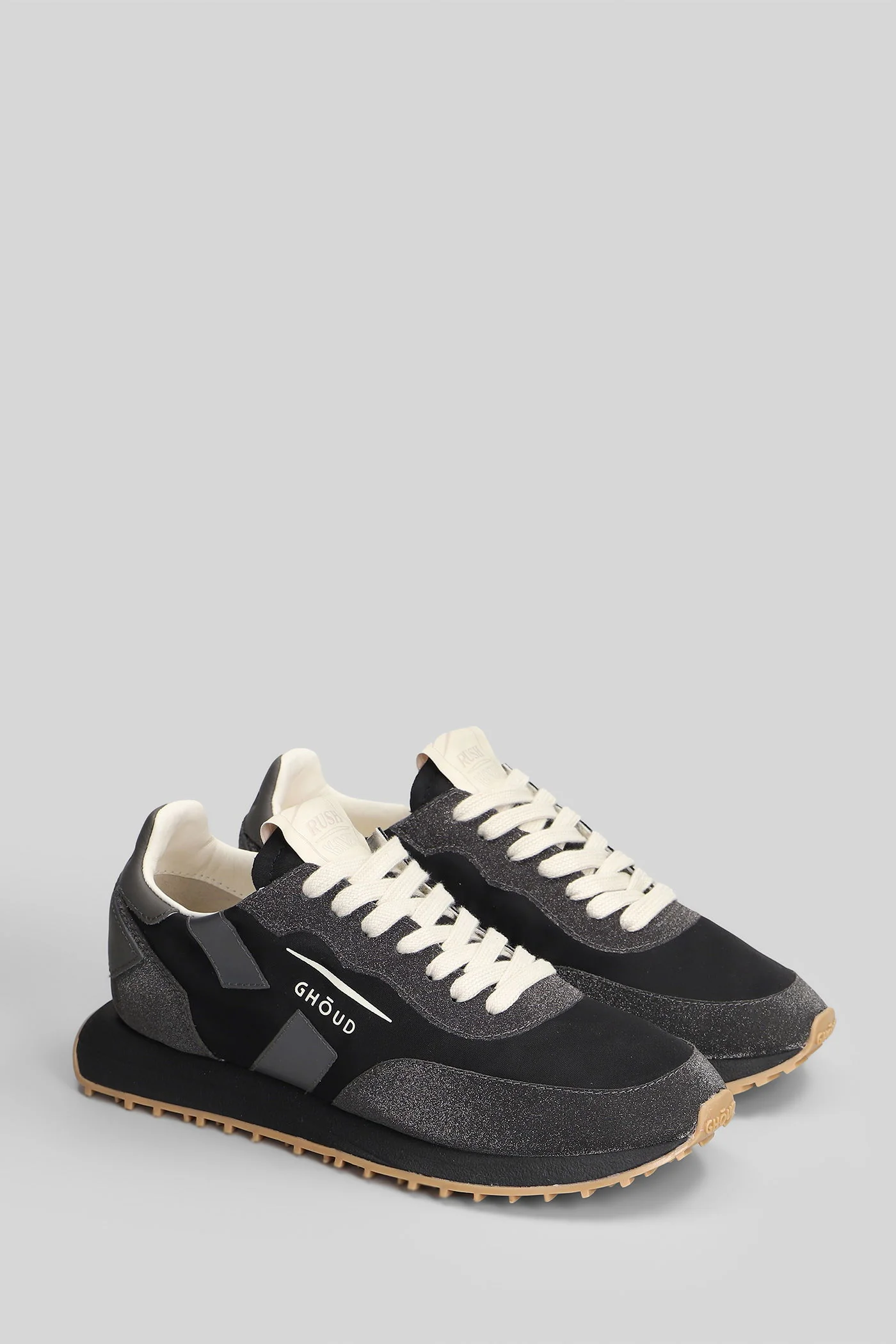 Starlight Soft Low Sneakers in grey glitter - Image 2