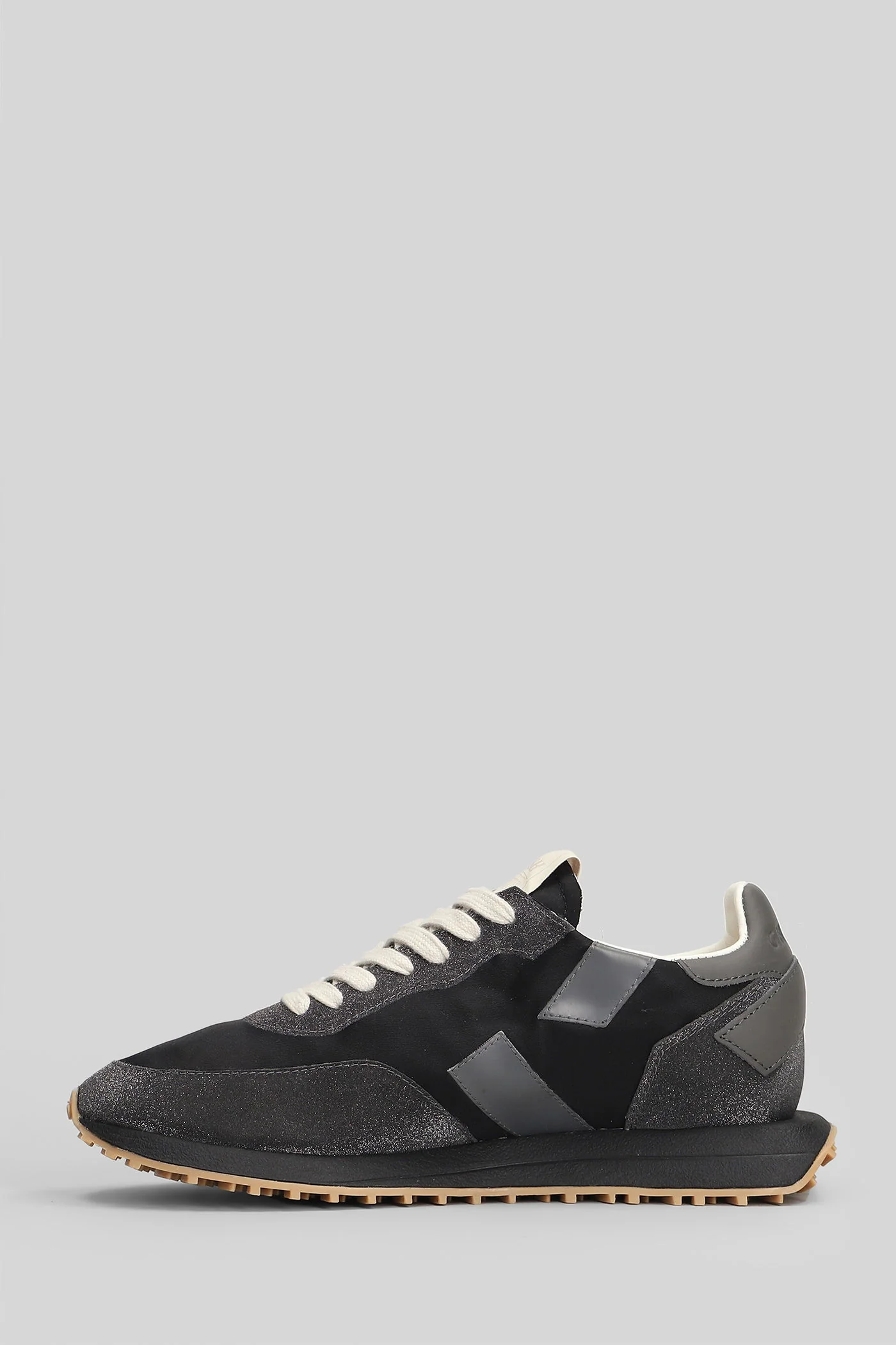 Starlight Soft Low Sneakers in grey glitter - Image 3