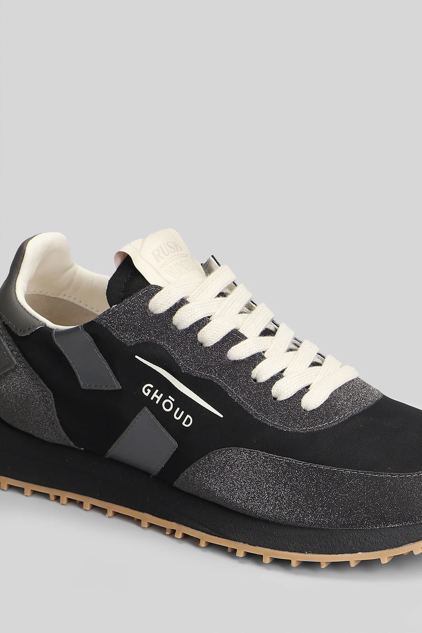 Starlight Soft Low Sneakers in grey glitter - Image 5