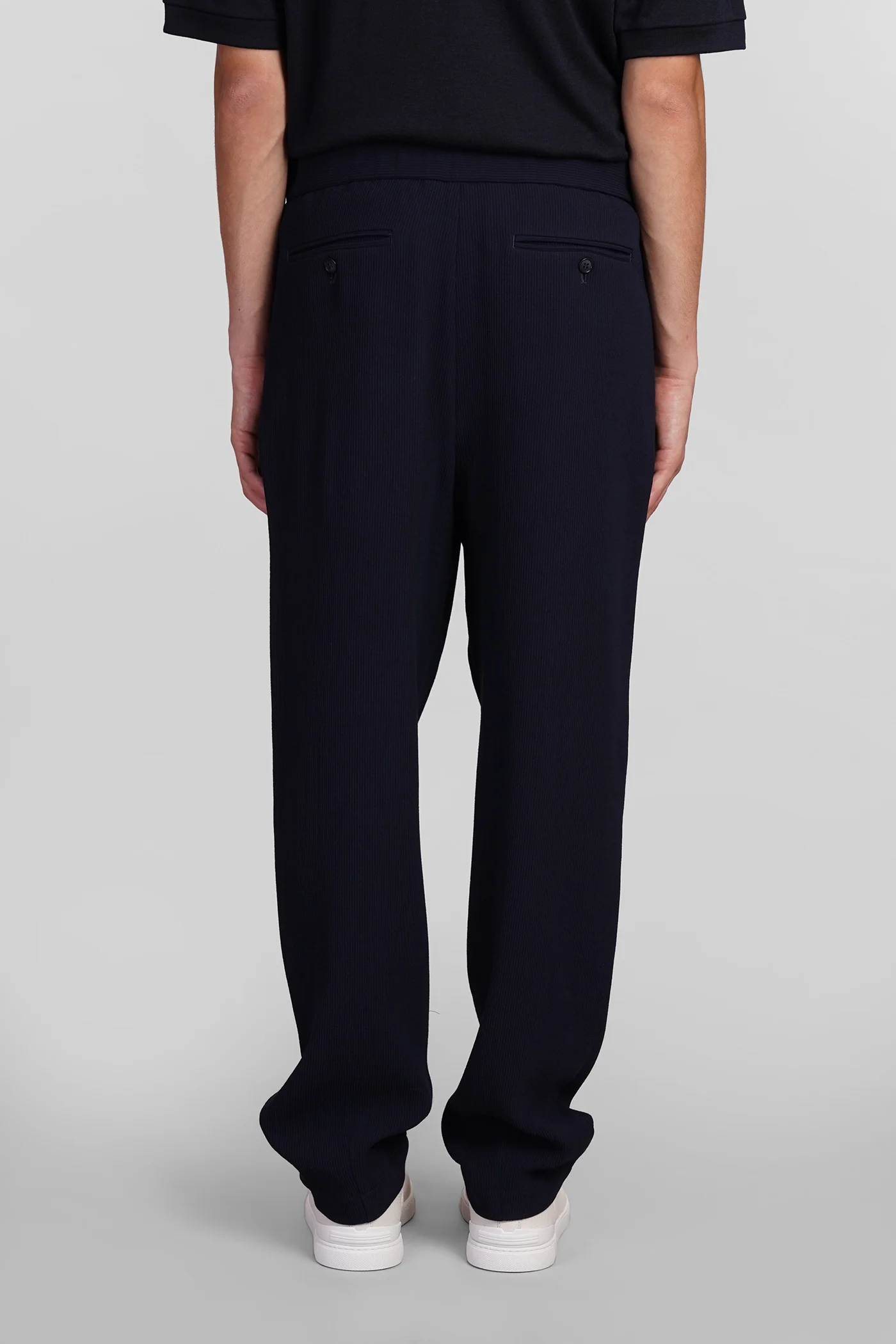 Pants in blue wool - Image 3