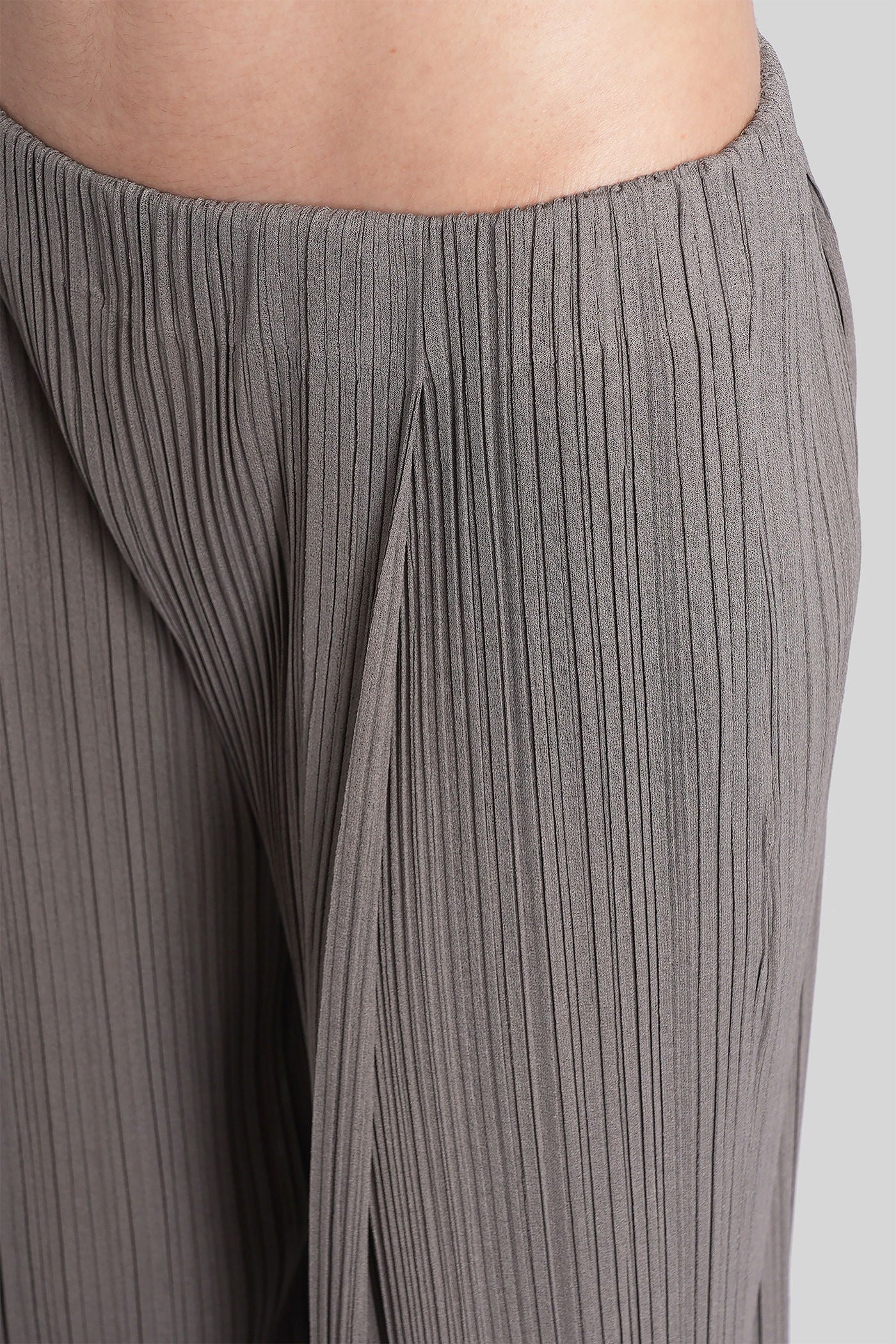 Pants in grey polyester - Image 5
