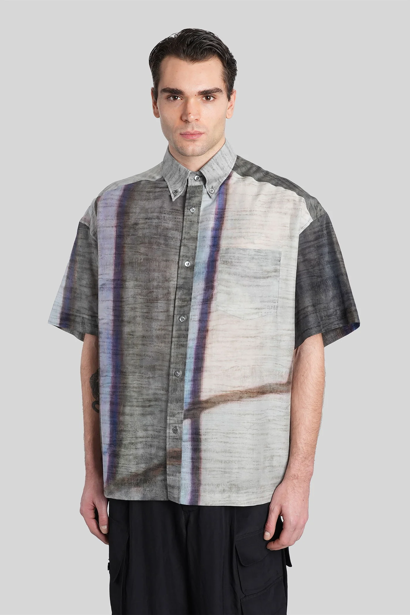 Shirt in multicolor cotton