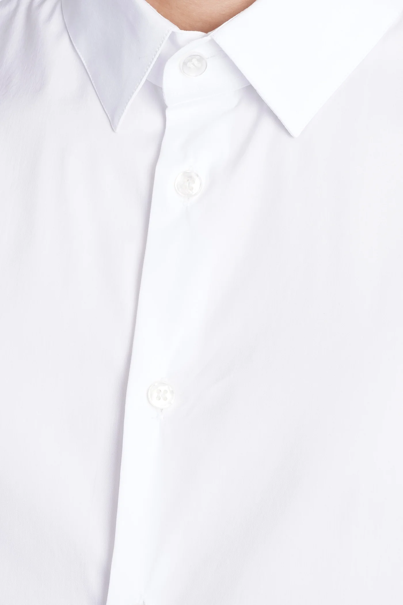 Shirt in white cotton - Image 5