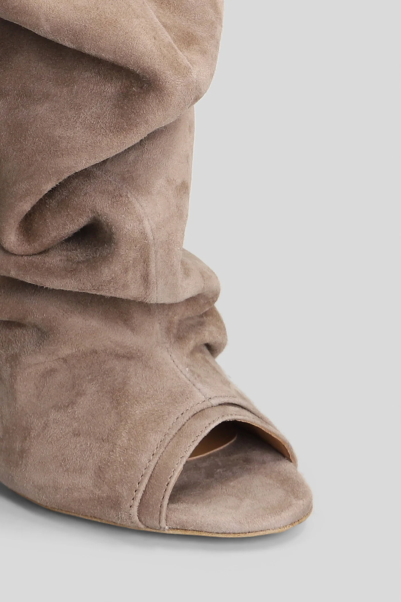 Camy High heels Ankle boots in taupe suede - Image 5