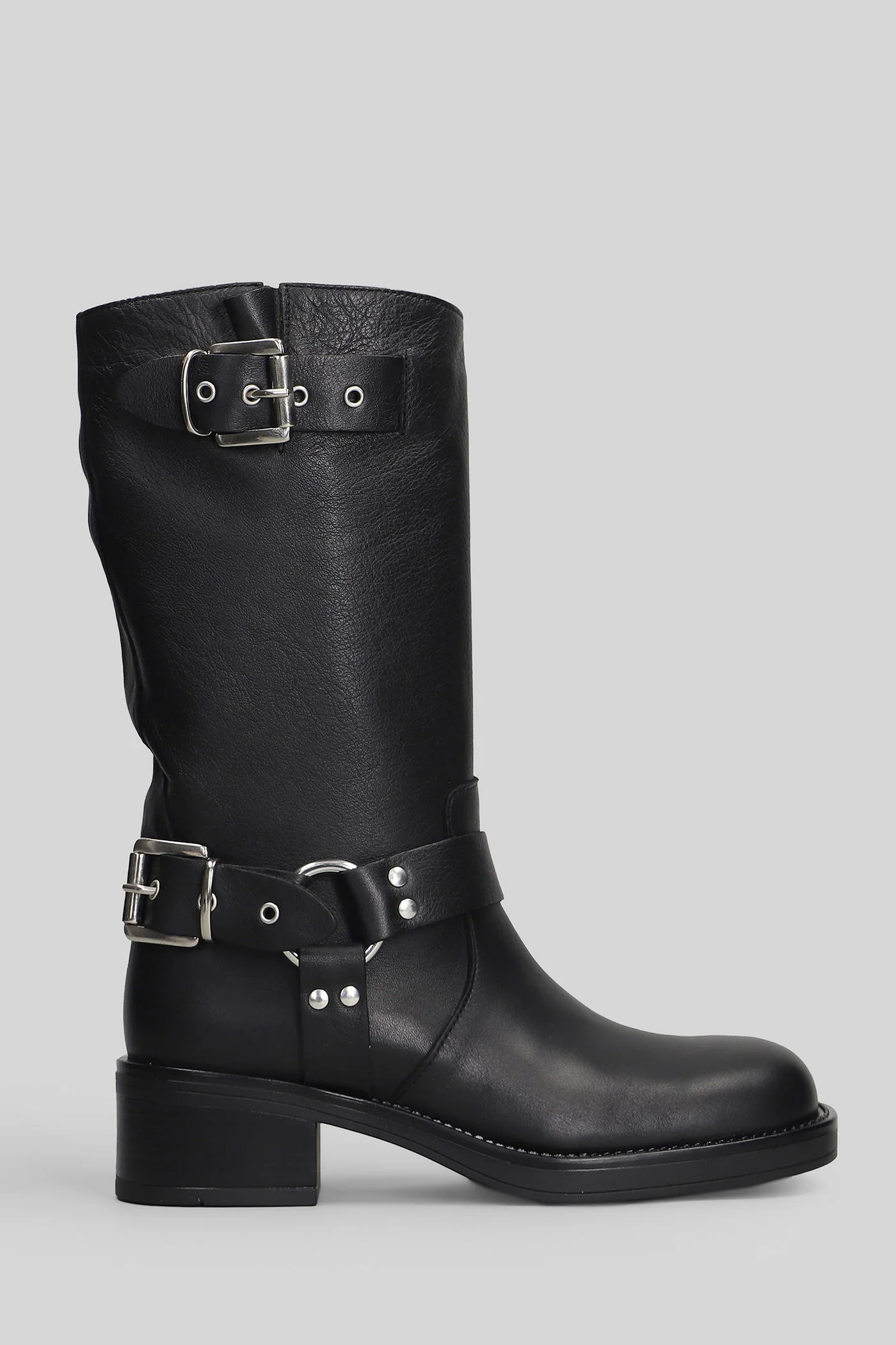 Chester low heels Ankle boots in black leather
