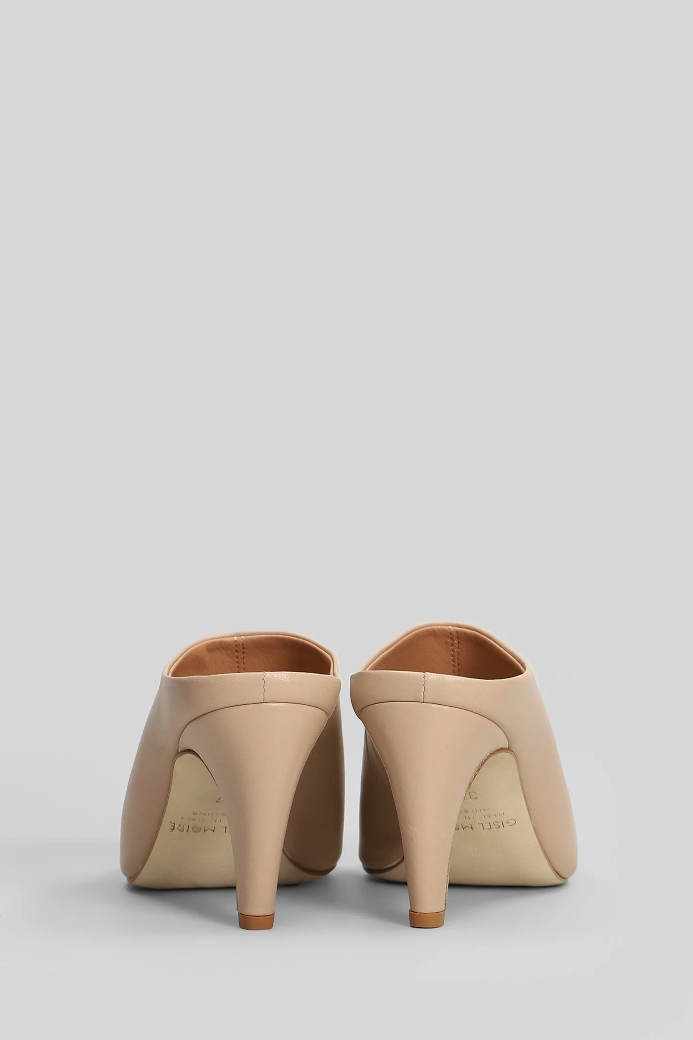 Giuly  in taupe leather - Image 4