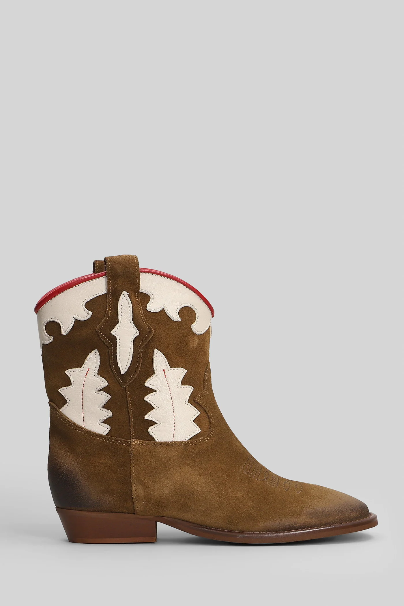 Guinea texan Ankle boots in brown suede